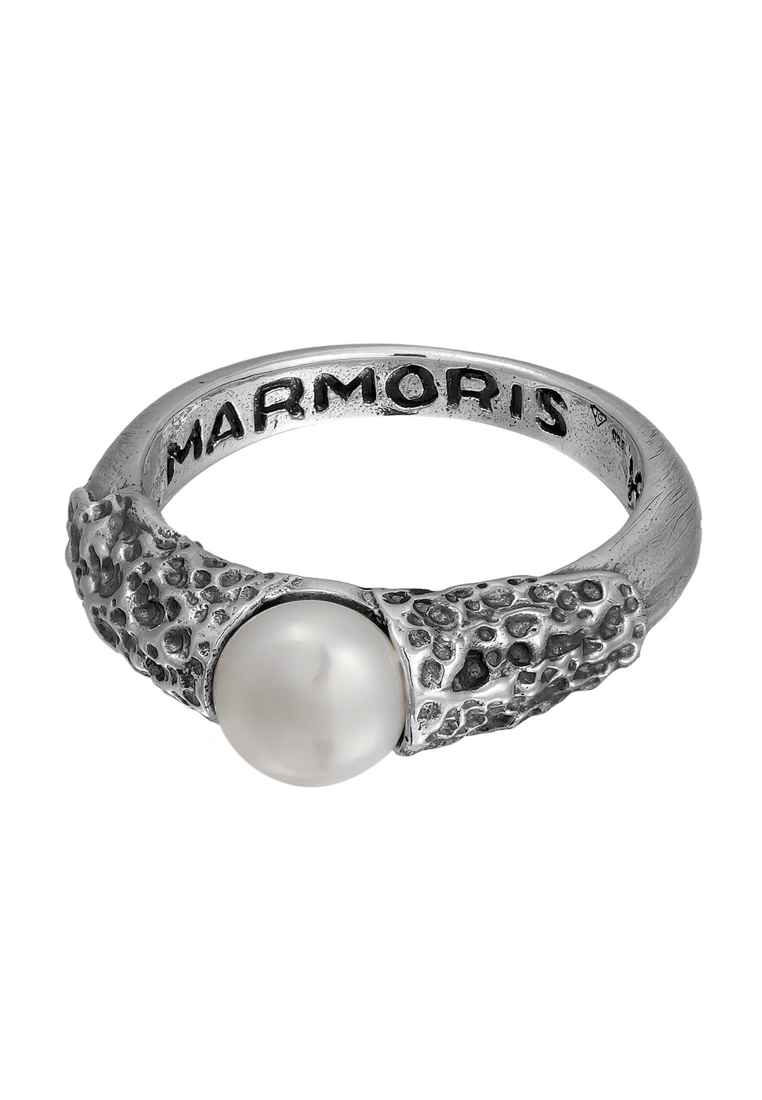 HAZE & GLORY Silberring Perle Vintage 925 Silber