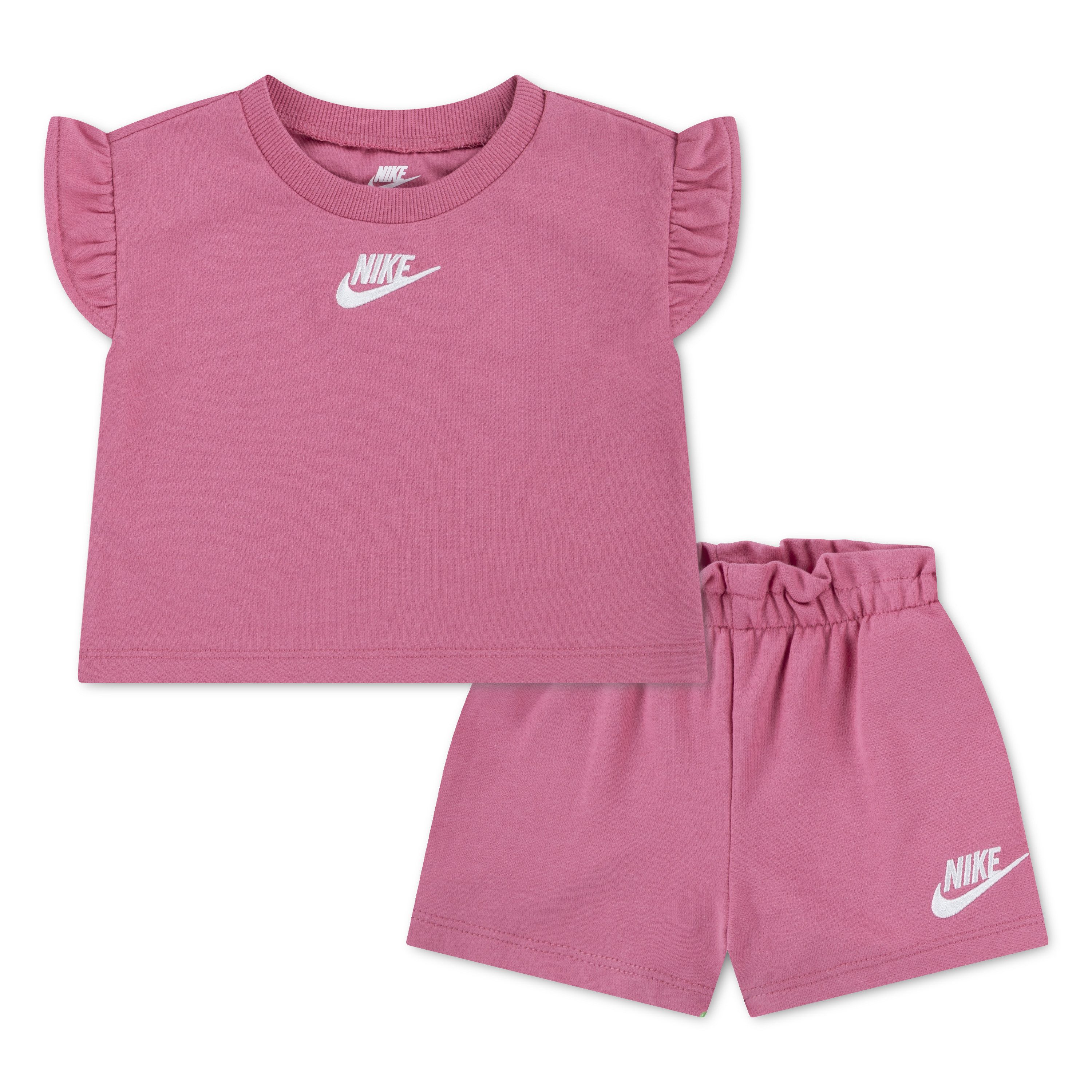Nike Sportswear T-Shirt & Shorts NKG BABY FRENCH TERRY SET (2-tlg) 2-teiliges Set aus T-Shirt und Shorts
