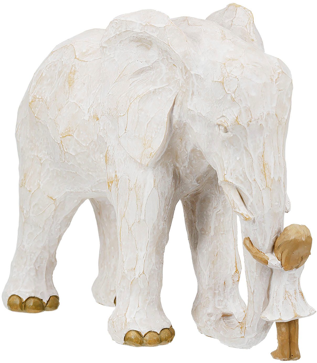 GILDE Tierfigur Elefant Tierfreund, naturfarben (1 günstig online kaufen