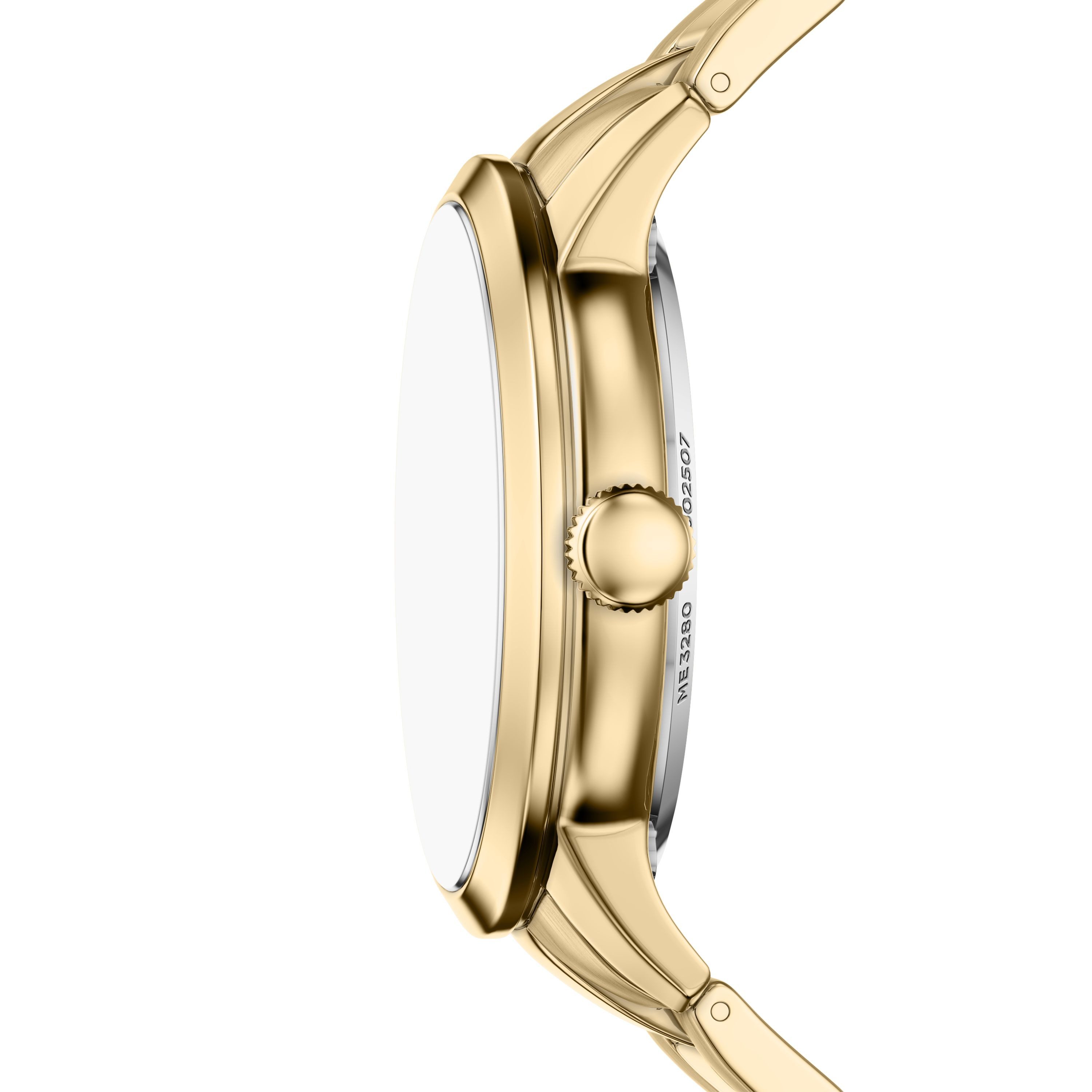 Fossil Automatikuhr Townsman ME3280, Armbanduhr, Herrenuhr, Mechanische Uhr, Edelstahlarmband, analog
