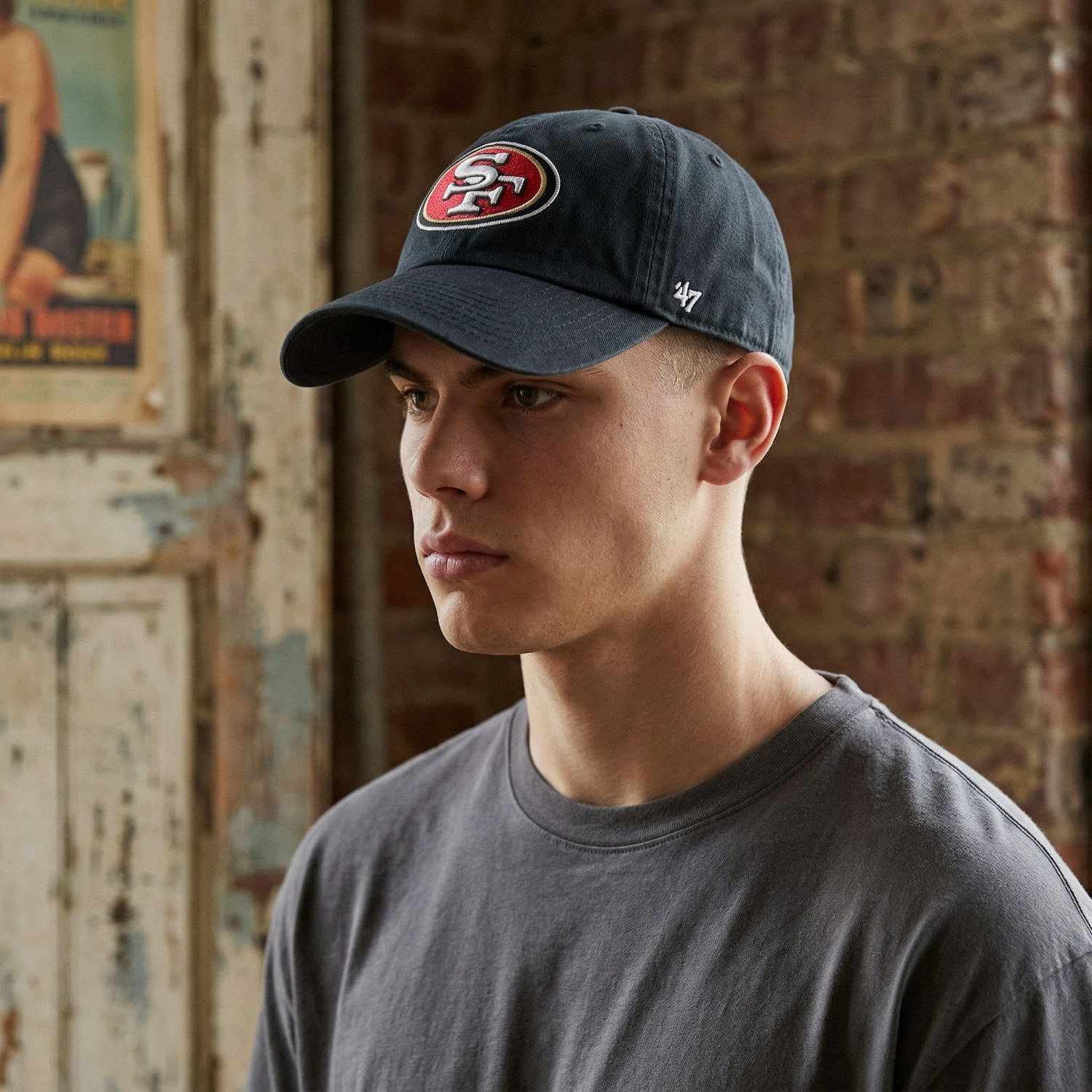'47 Brand Baseball Cap Relaxed CLEAN UP San Francisco 49ers – Bild 4 von 4
