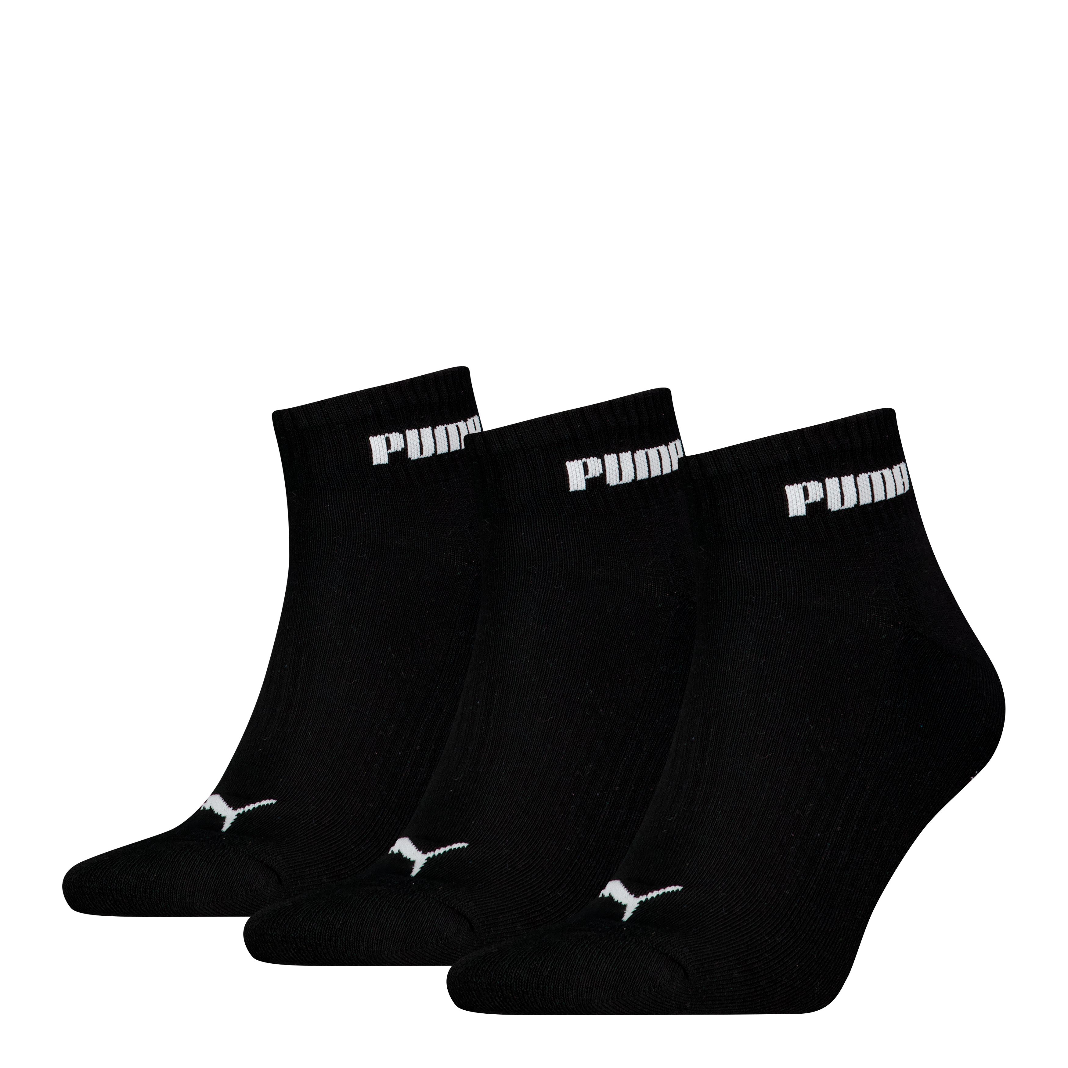 PUMA Kurzsocken PUMA UNISEX CUSHIONED NEXT QUARTER 3P (3-Paar, 3 Paar) mit gepolsterter Sohle