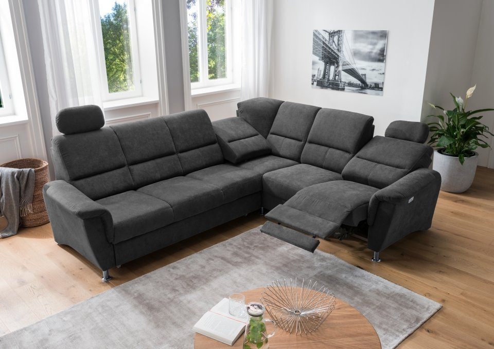 Myhomelando Ecksofa Paris, mit elektronischer Relaxfunktion, günstig online kaufen