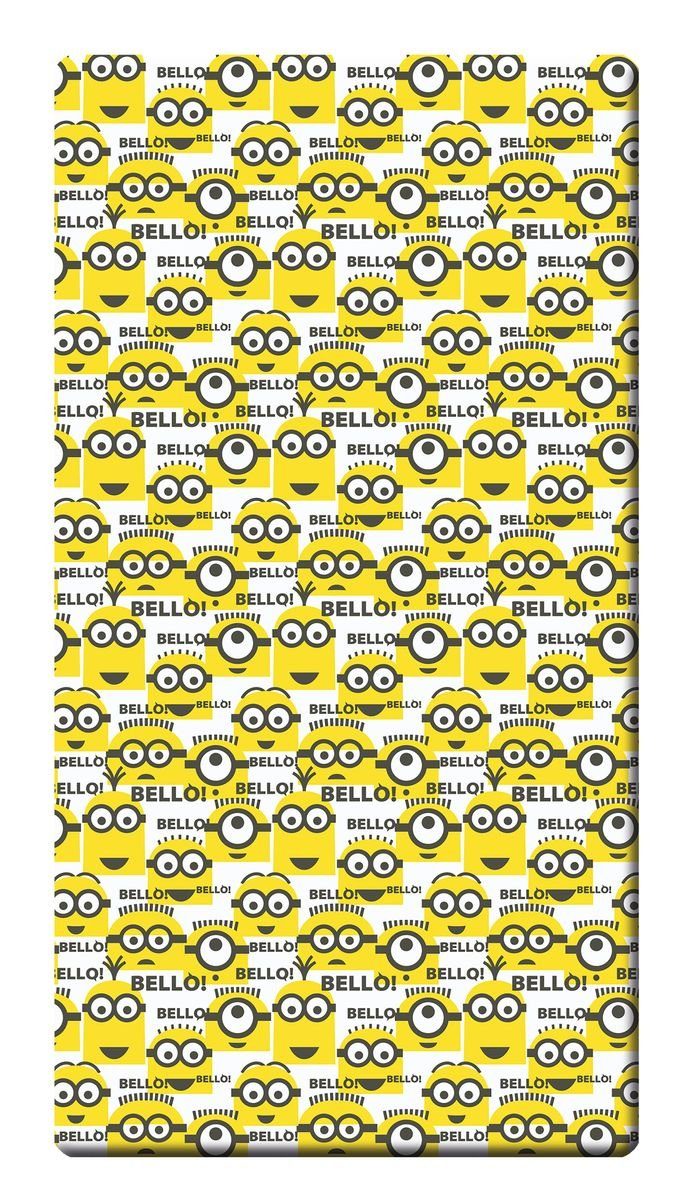 Spannbettlaken Minions Renforcé Spannbetttuch Bello Bettlaken 100x200cm, Global Labels, Renforcé, Gummizug: Rundumgummizug, (1 Stück), Spannbettlaken für alle Minions Fans, Rundgummi, Baumwolle