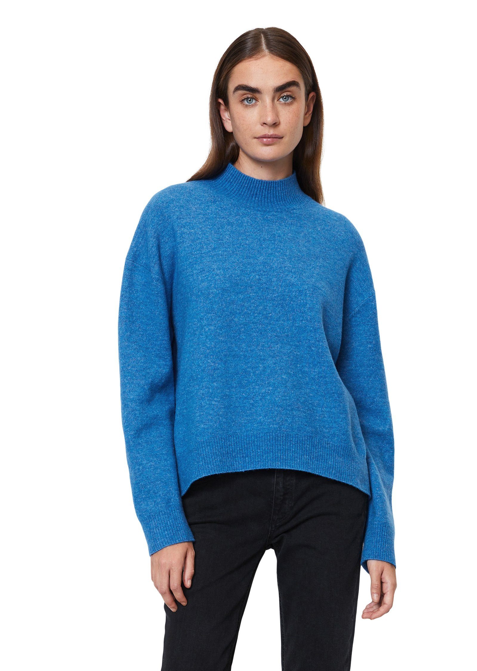 Marc O'Polo DENIM Strickpullover aus softem Schurwolle-Mix