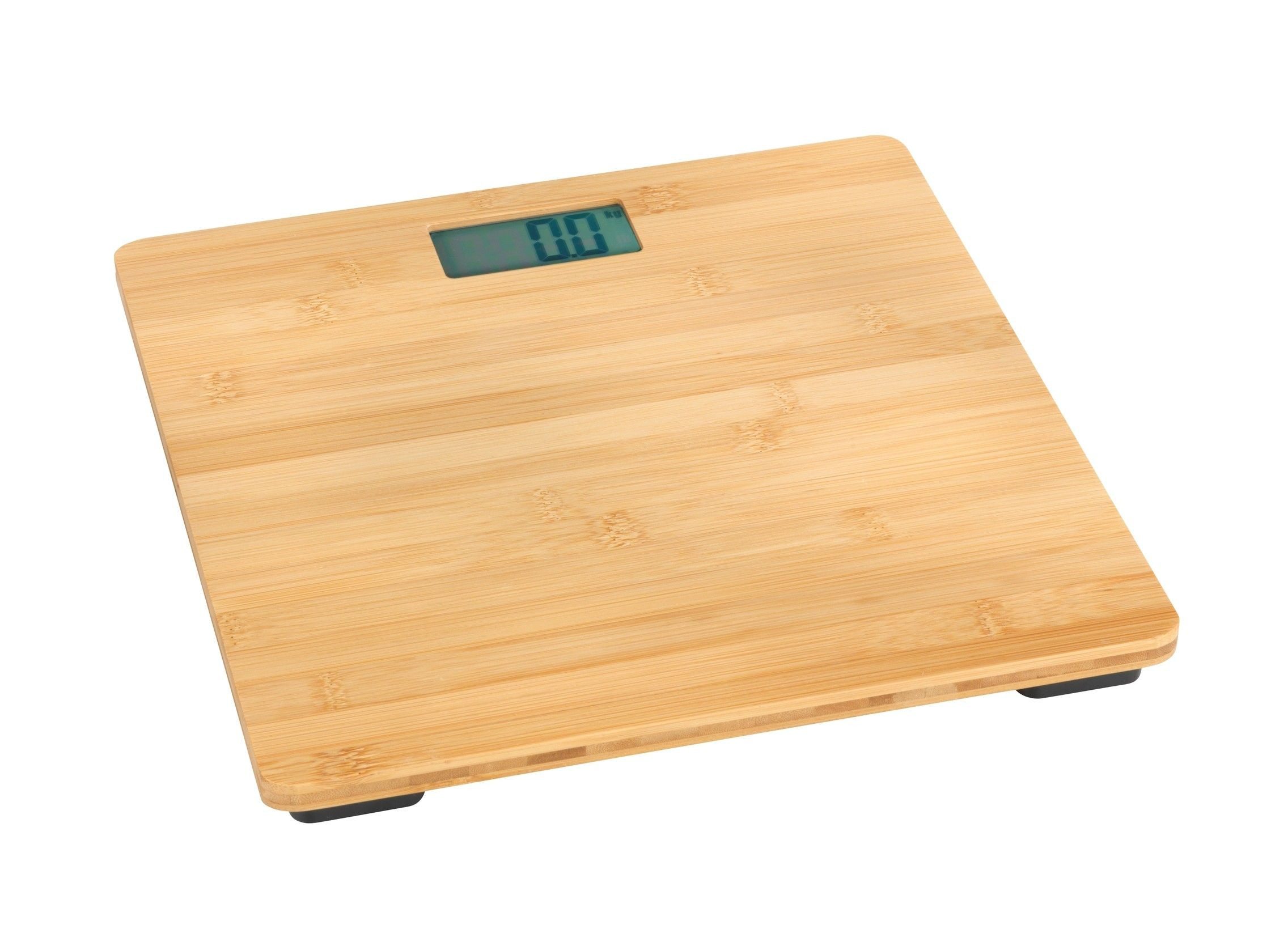 WENKO Badaccessoire-Set WENKO Personenwaage BAMBUSA BHT 30x2.70x30 cm braun