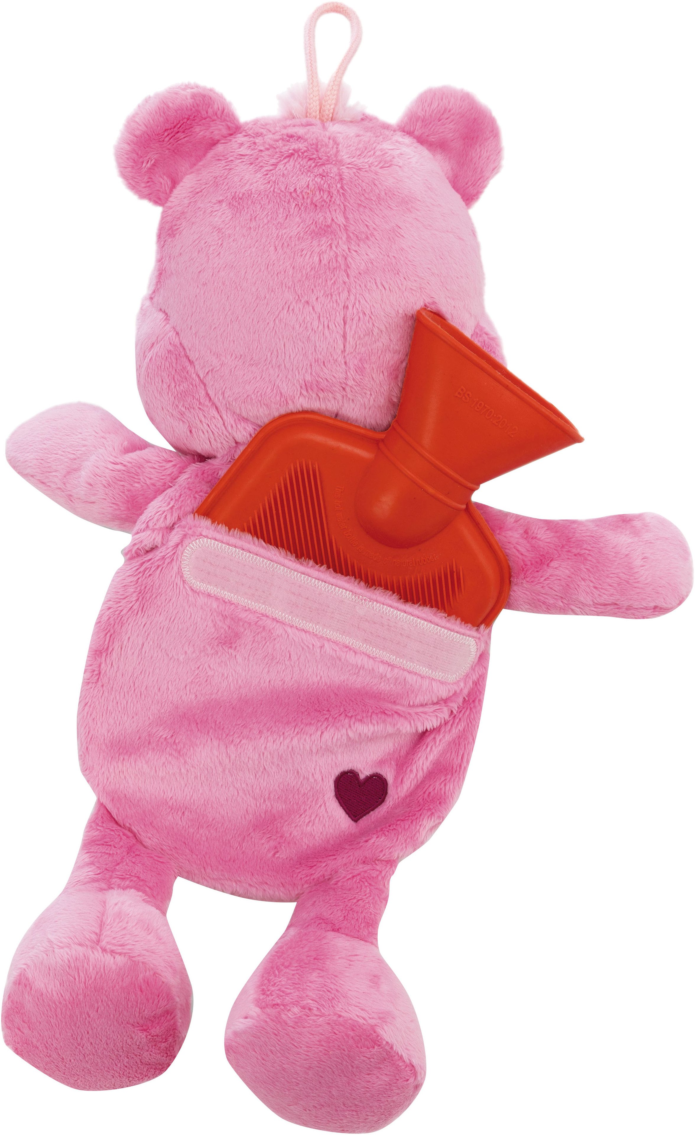 Nici Wärmflasche Glücksbärchis, 300 ml, 40 cm, 2in1 - Kuscheltier & Wärmflasche in einem