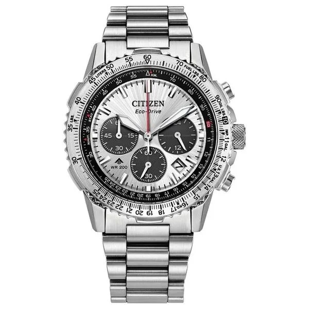 Quarzuhr Citizen Herrenuhr PROMASTER NAVIHAWK Silberfarben Armbanduhr