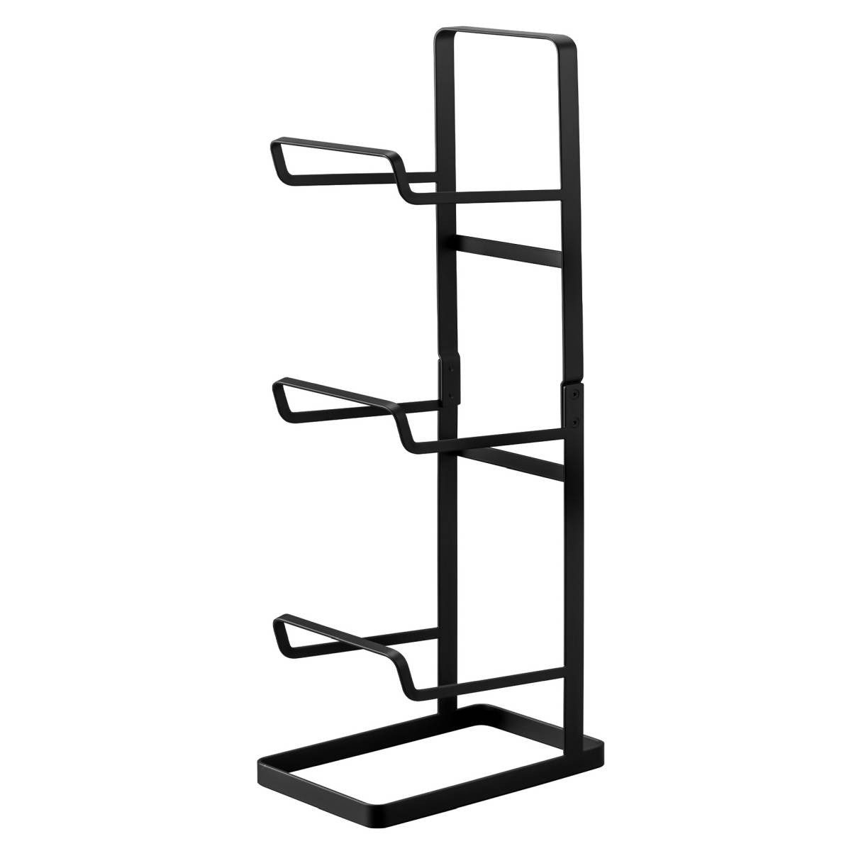 Yamazaki Yogamatte Halterung "Tower" Fitnessgeräte-Ständer für Matten und Faszienrollen, kleine Sportgeräteablage für die Wohnung