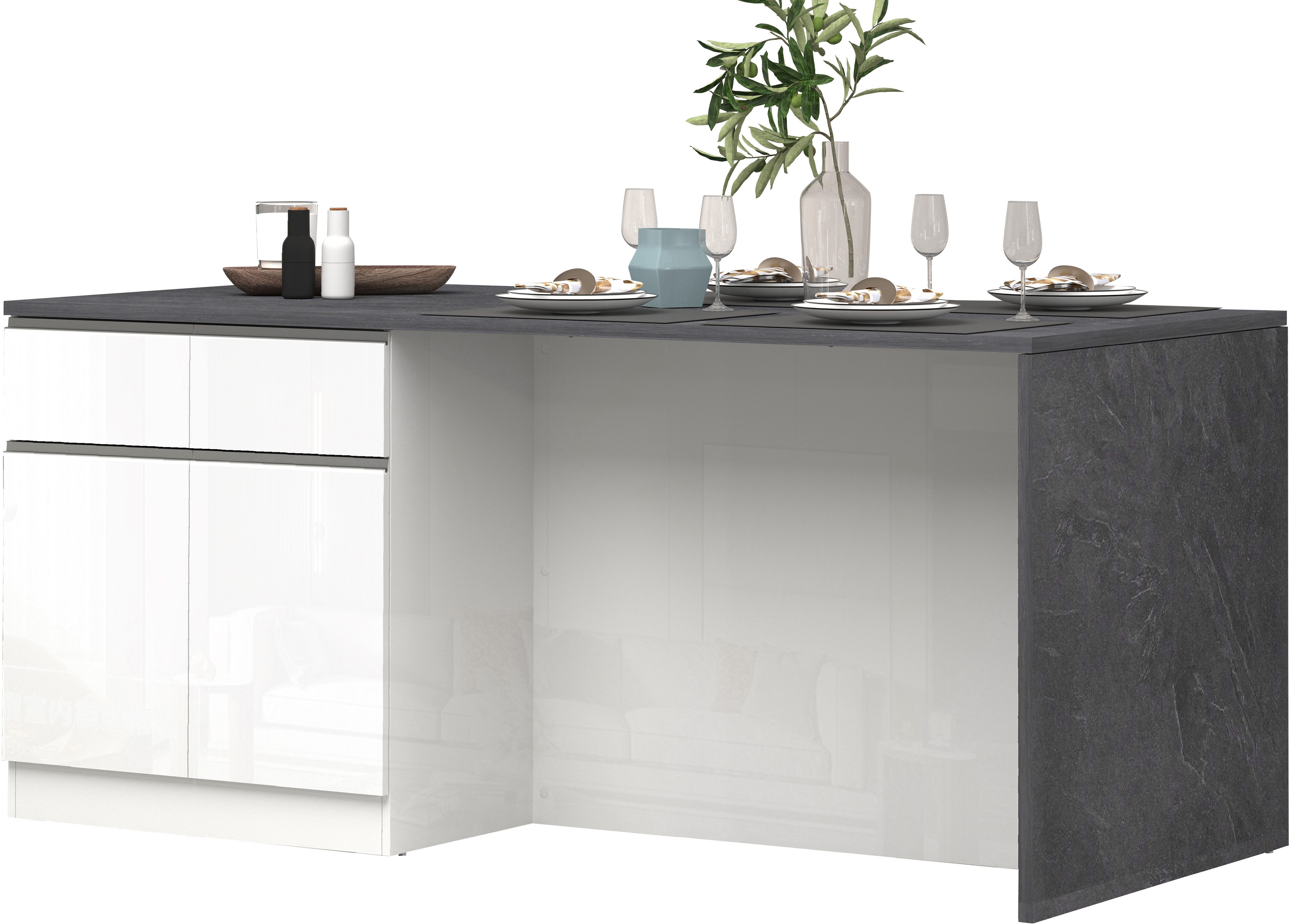 KOCHSTATION Kücheninsel Sole,Kochinsel,Küchenarbeitsblock,Inselküche,Arbeit günstig online kaufen