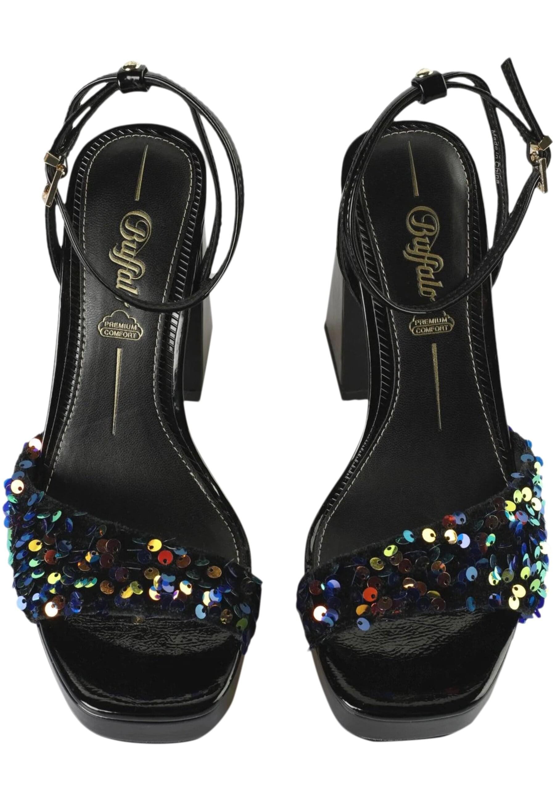 Buffalo Buffalo Damen Buffalo Liza Disco Vegan Sequins High-Heel-Pumps