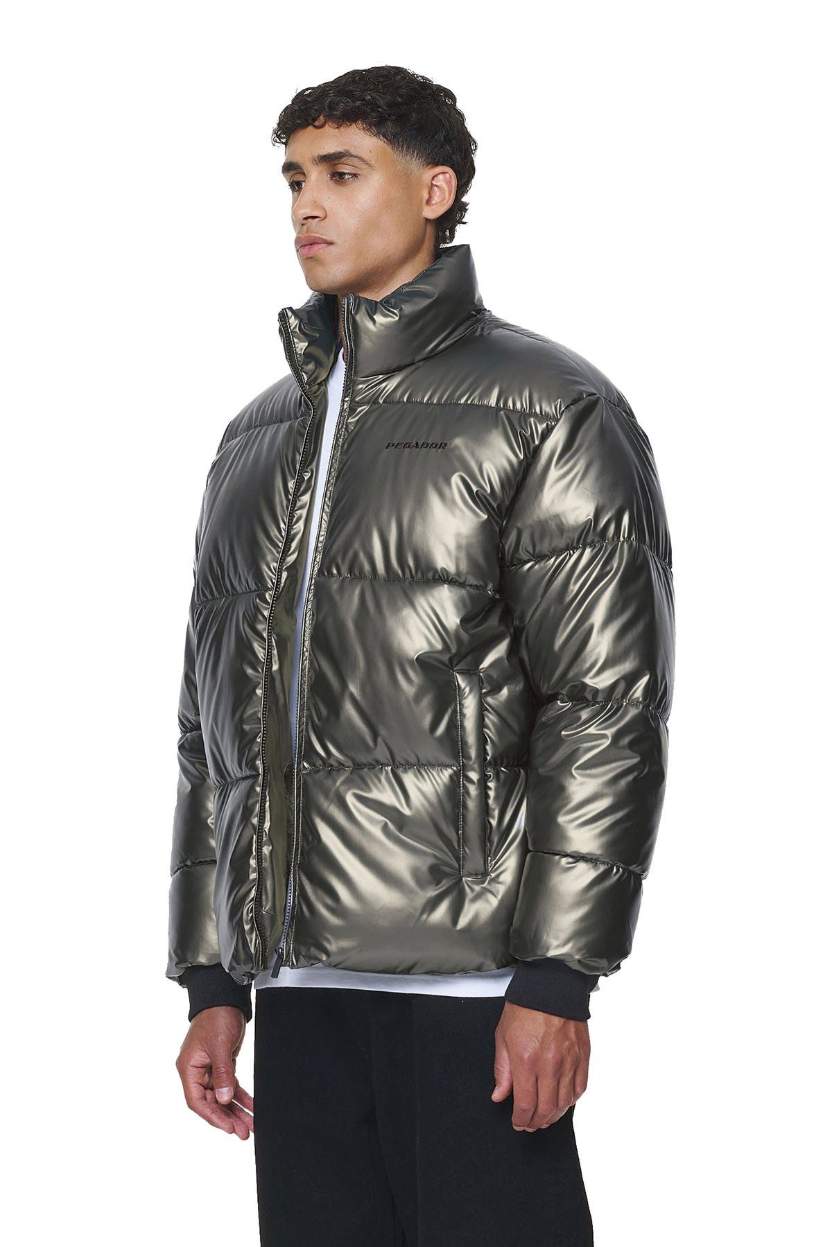 Pegador Steppjacke Set) kein Glossy Solin (1-St., Puffer