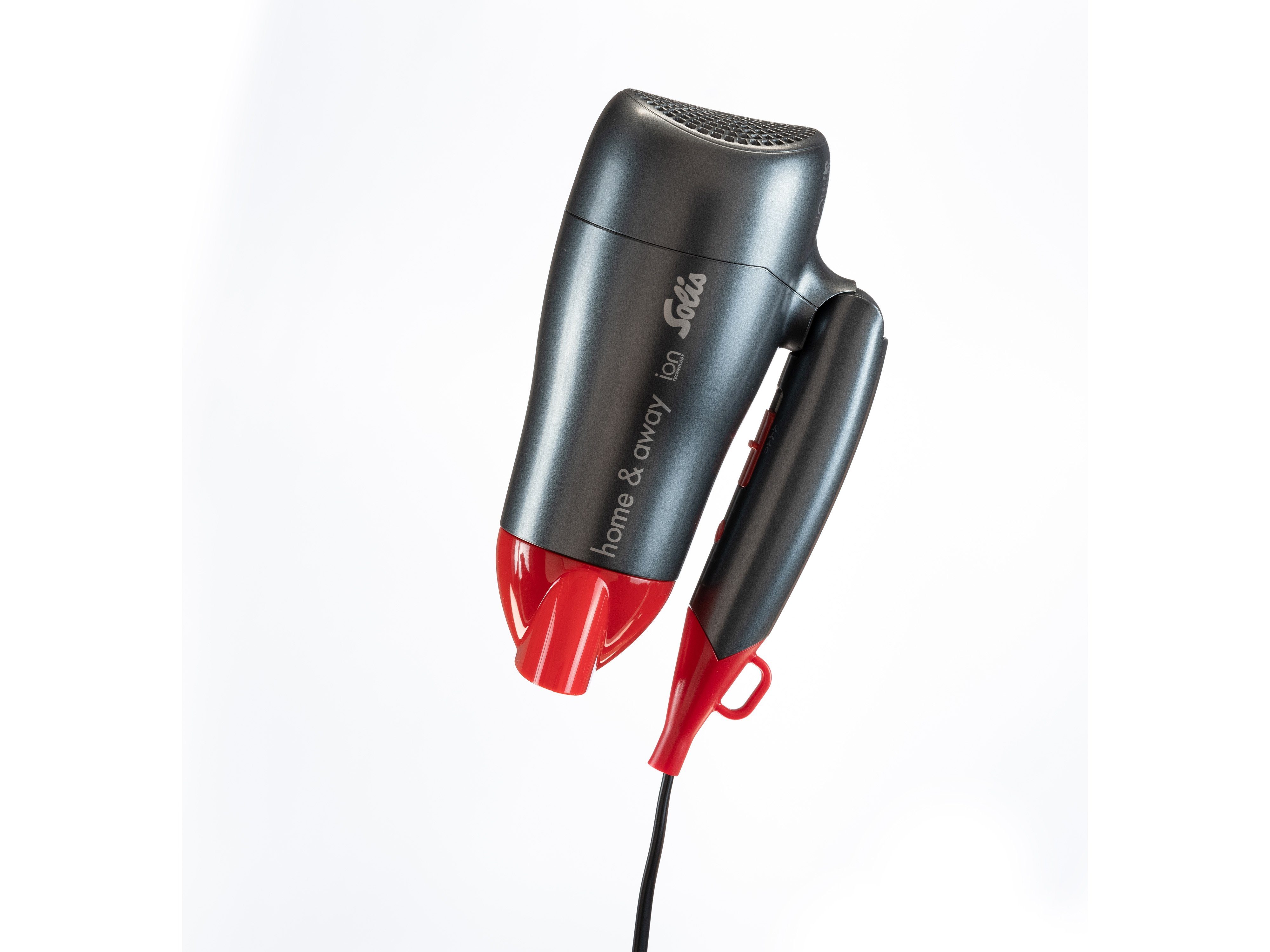 SOLIS OF SWITZERLAND Haartrockner Home & Away Reiseföhn, Typ 3791, 1800 W, Kaltstufe Ionen-Technologie Reisefunktion 110/230V