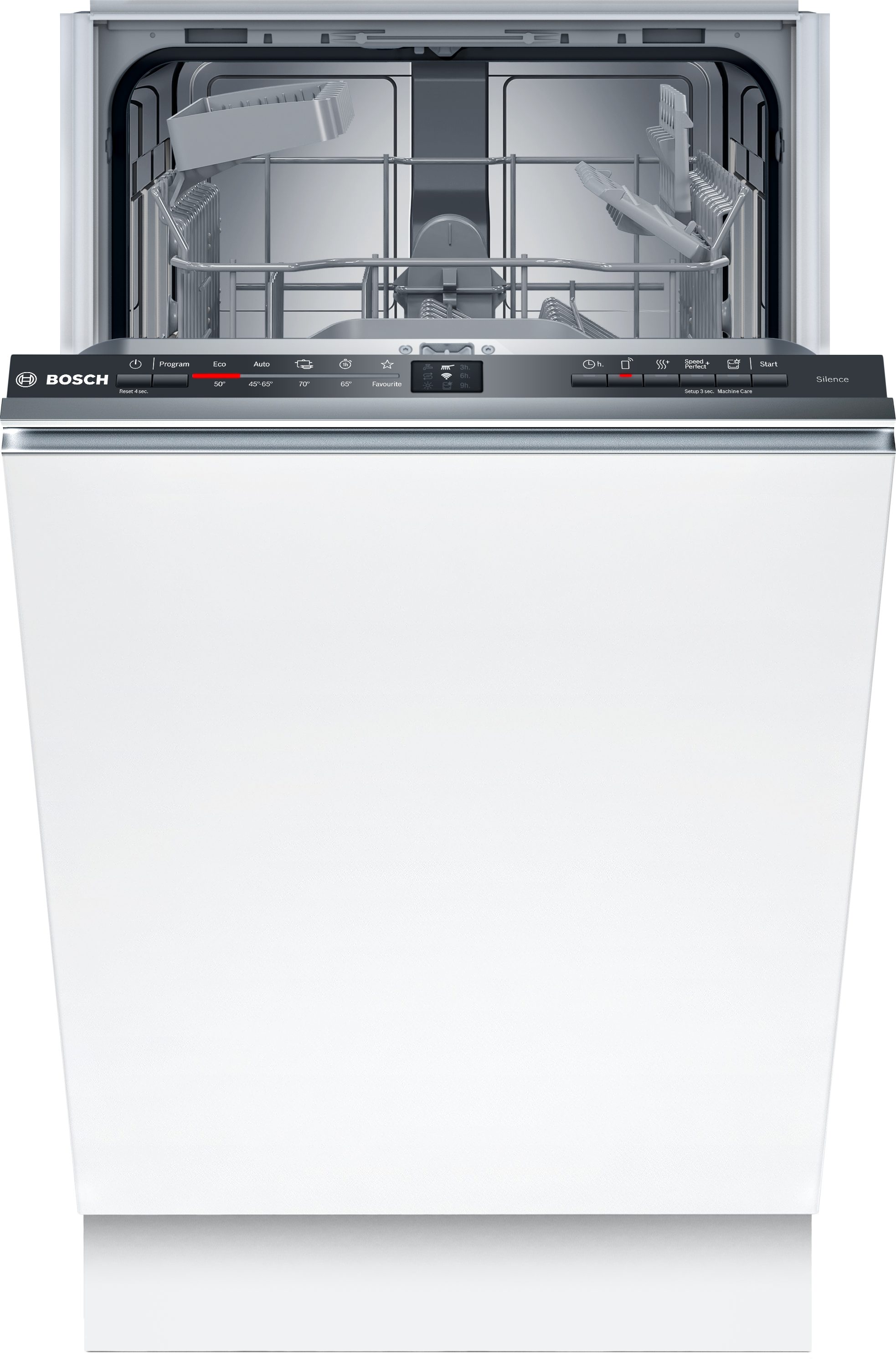 BOSCH vollintegrierbarer Geschirrspüler Serie 2 SPV2HKX02E, 10 Maßgedecke