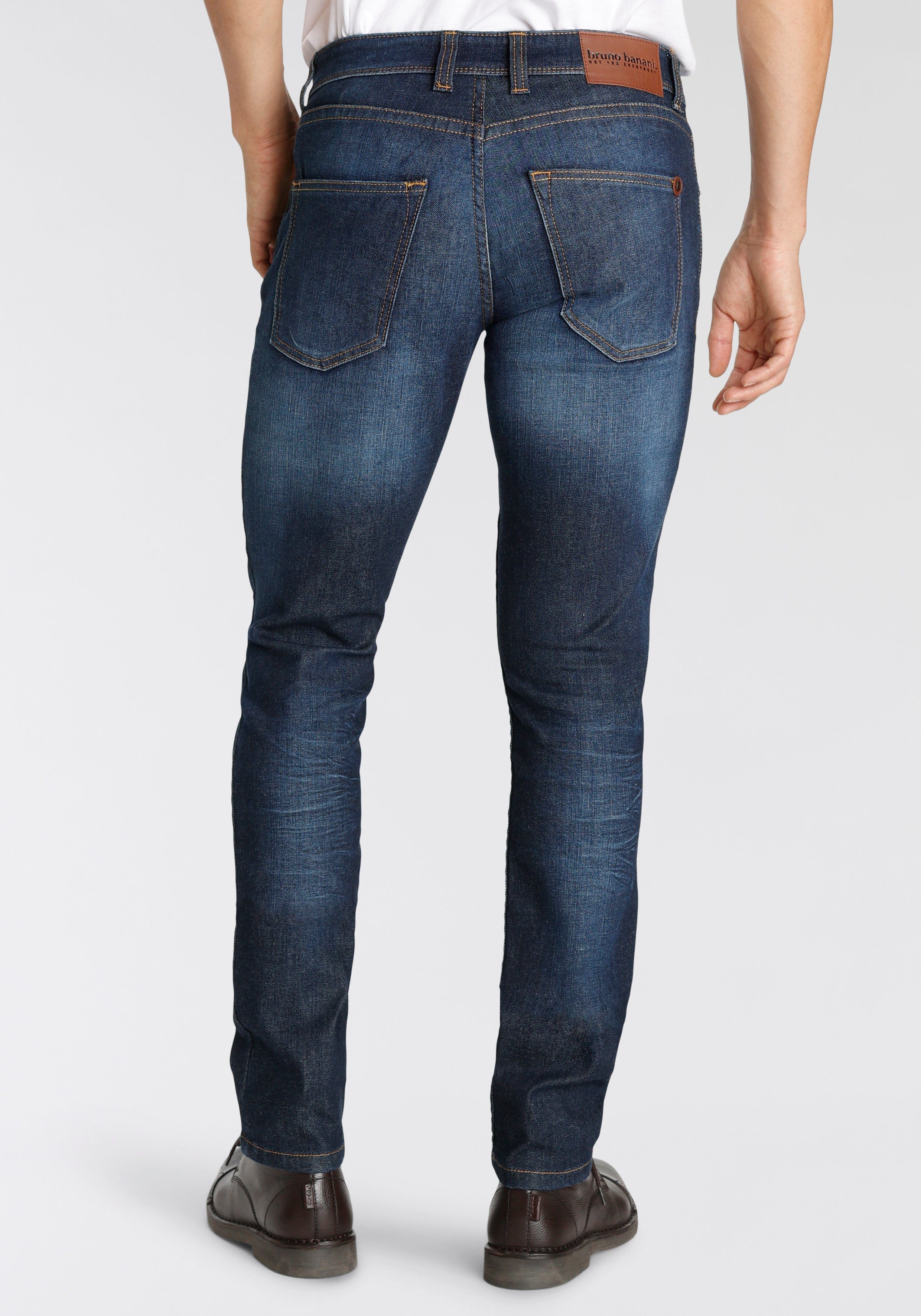 Bruno Banani Slim-fit-Jeans Jimmy (Stretch) schmale Beinform, niedrige Leibhöhe, mit Button-Fly – Bild 2 von 5