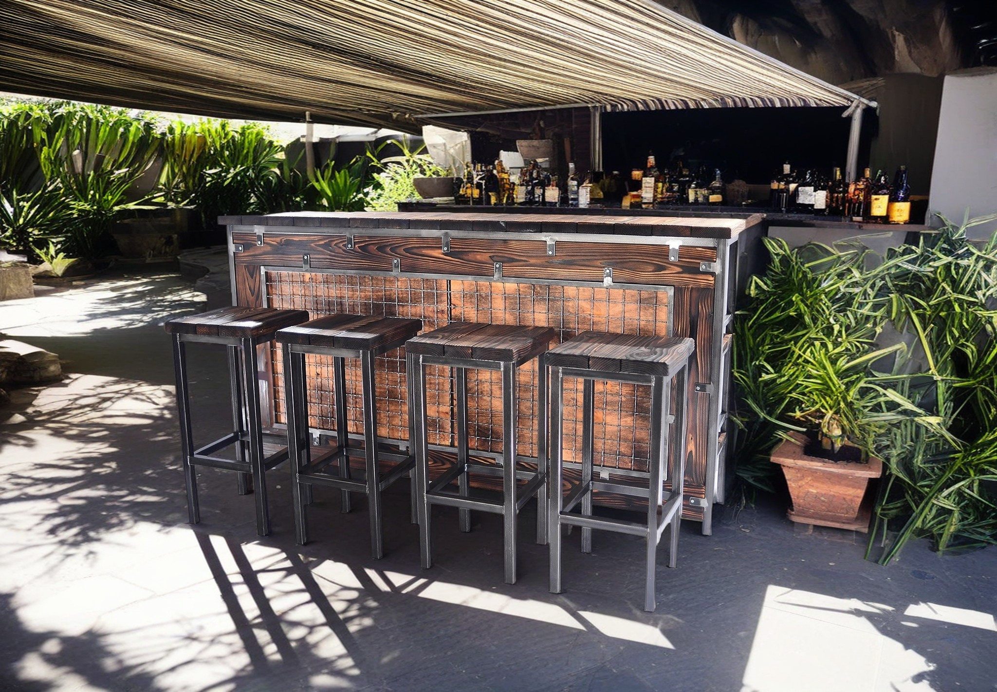 CHYRKA Bartisch Bartisch Stehtisch Theke (L=120-200 cm) BarMöbel HALICZ