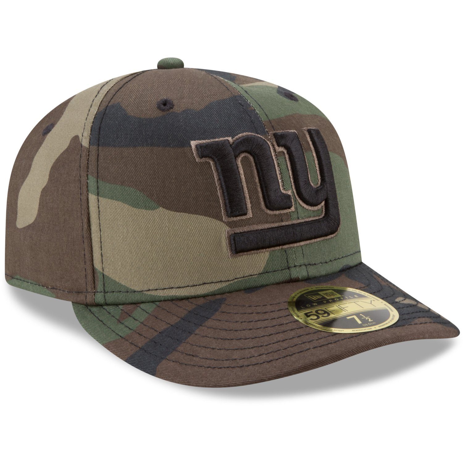 Low Giants Teams York Fitted 59Fifty New New Era NFL Profile woodland Cap