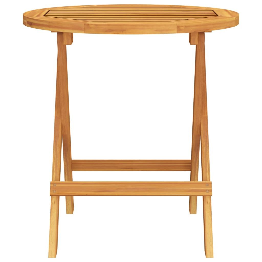 vidaXL Gartentisch Bistrotisch Ø46x47 cm Massivholz günstig online kaufen
