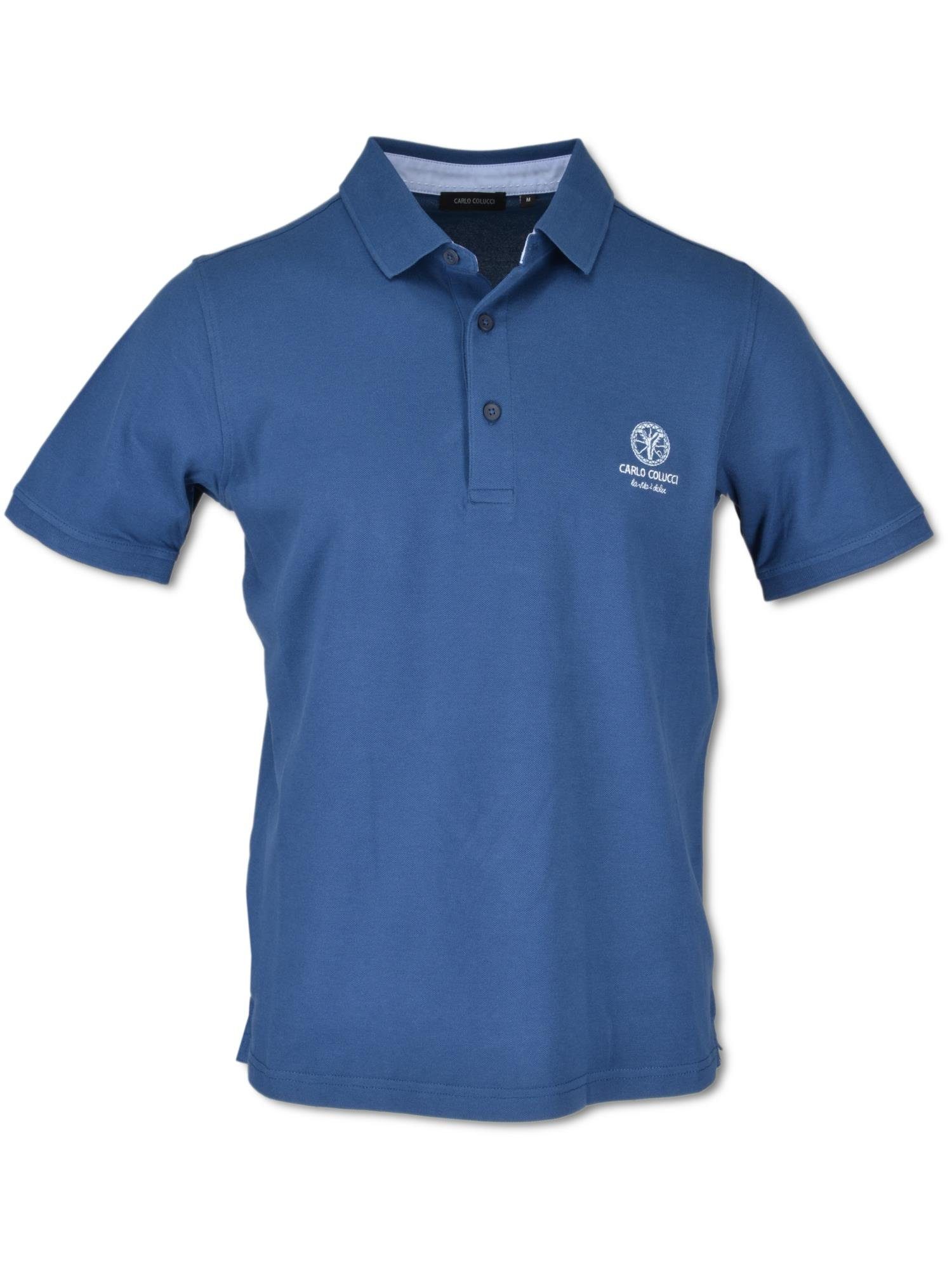 Royalblau Capodanno Poloshirt CARLO COLUCCI