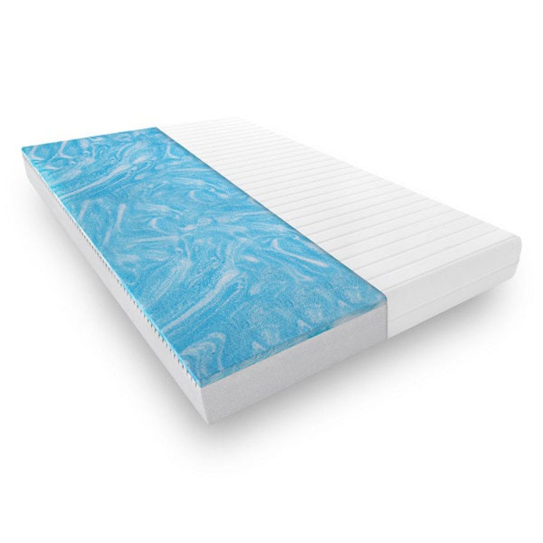 Gelschaummatratze Gelschaummatratze Höhe 15cm, Härtegrad H2/H3, Allergikerfreundlich, Schlaftroll, 15 cm hoch, 90x200cm, 140x200cm und weiteren Größen erhältlich