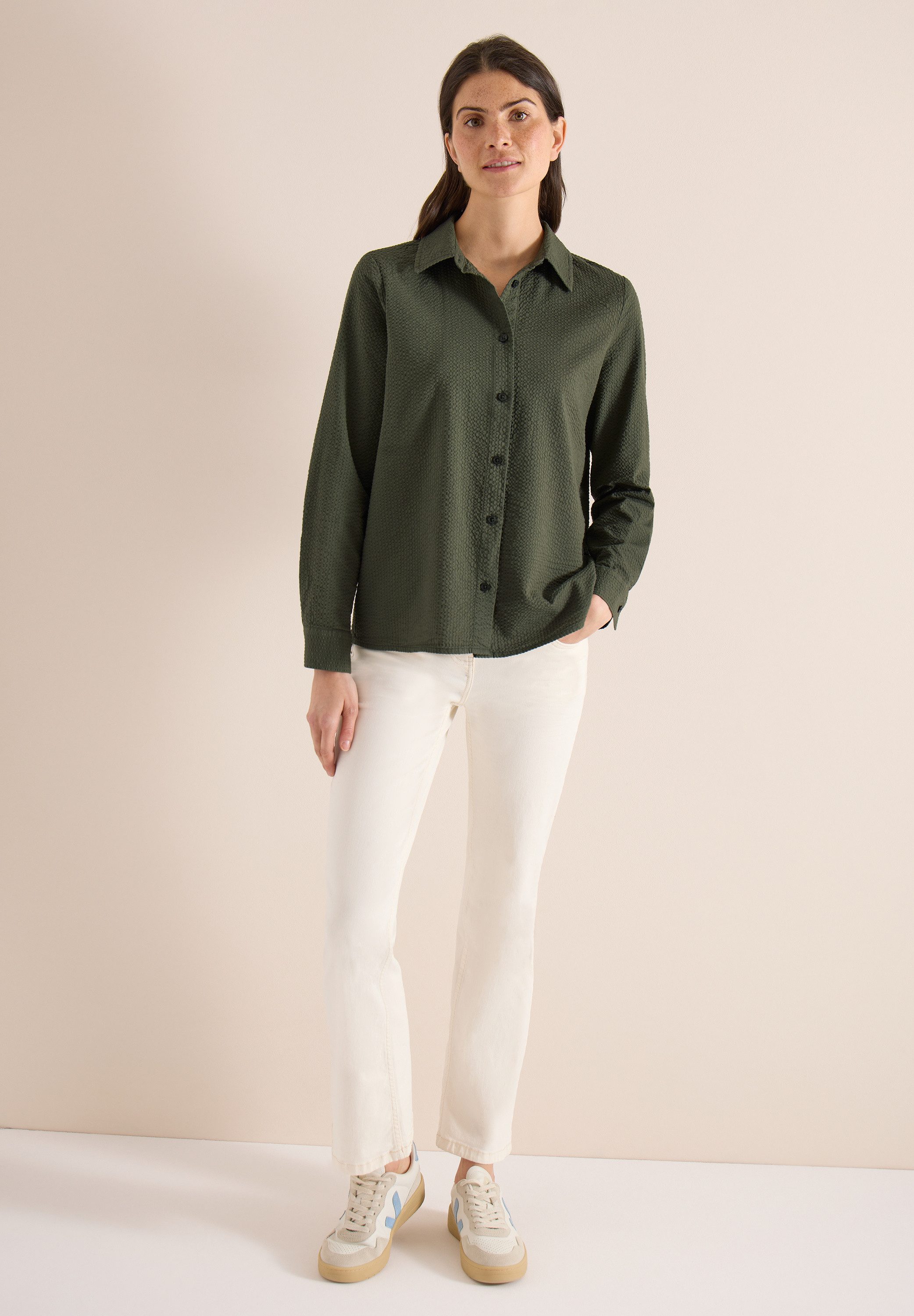 CECIL Hemdbluse in Blusen-Optik