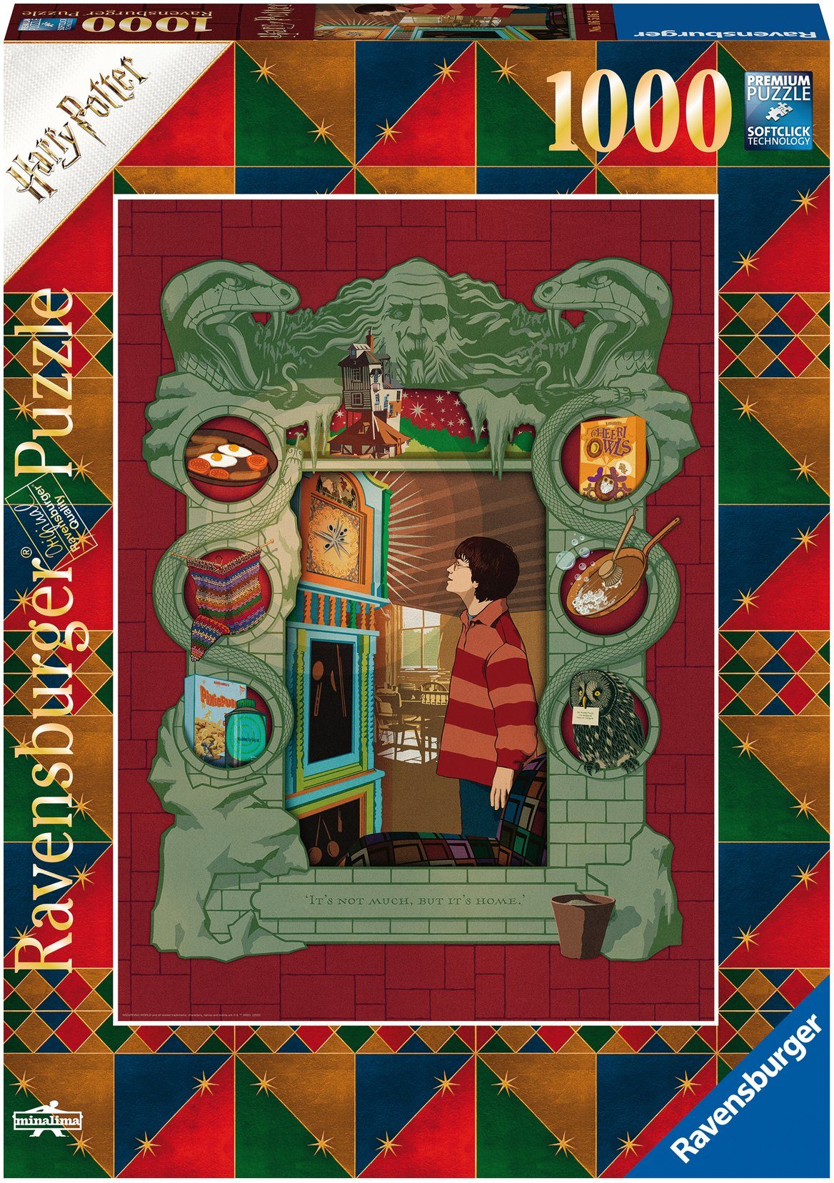 Image of Puzzle Harry Potter bei Familie Weasley, 1.000 Teile