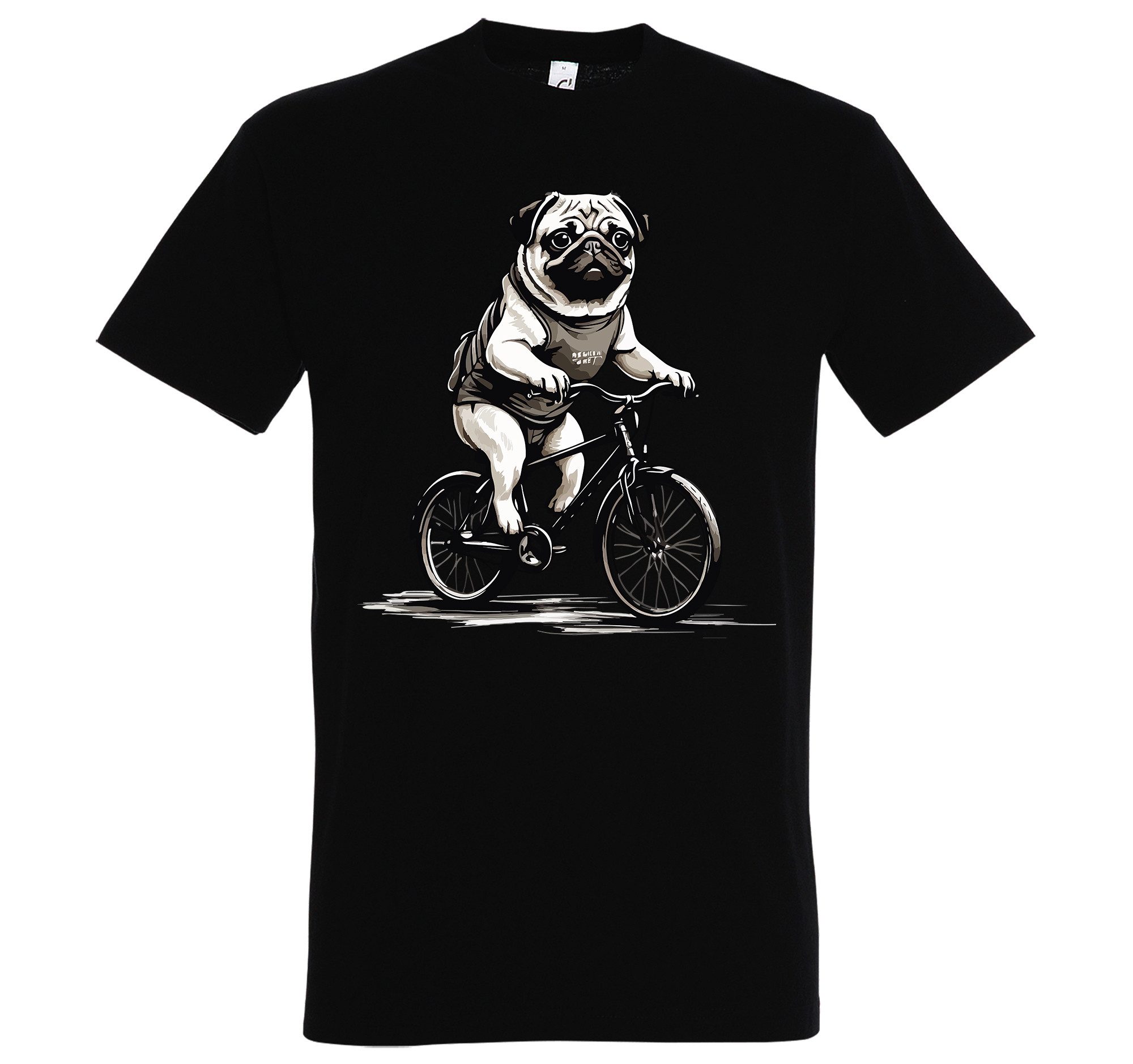 Youth Designz Print-Shirt Mops Fahrrad Herren günstig online kaufen