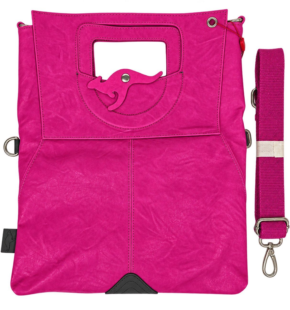 KangaROOS Abendtasche Kangaroos Jean B0171 pink, Verstellbarer & abnehmbarer Schultergurt & extra Stoff Einkaufstasche