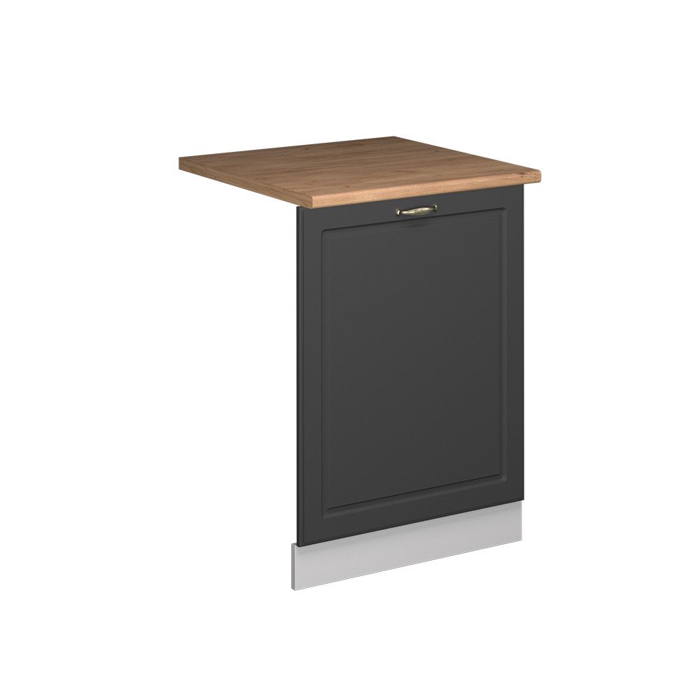 Vicco Frontblende Fame-Line, Anthrazit-Gold Landhaus/Weiß, 60 cm, AP Eiche (1 St)