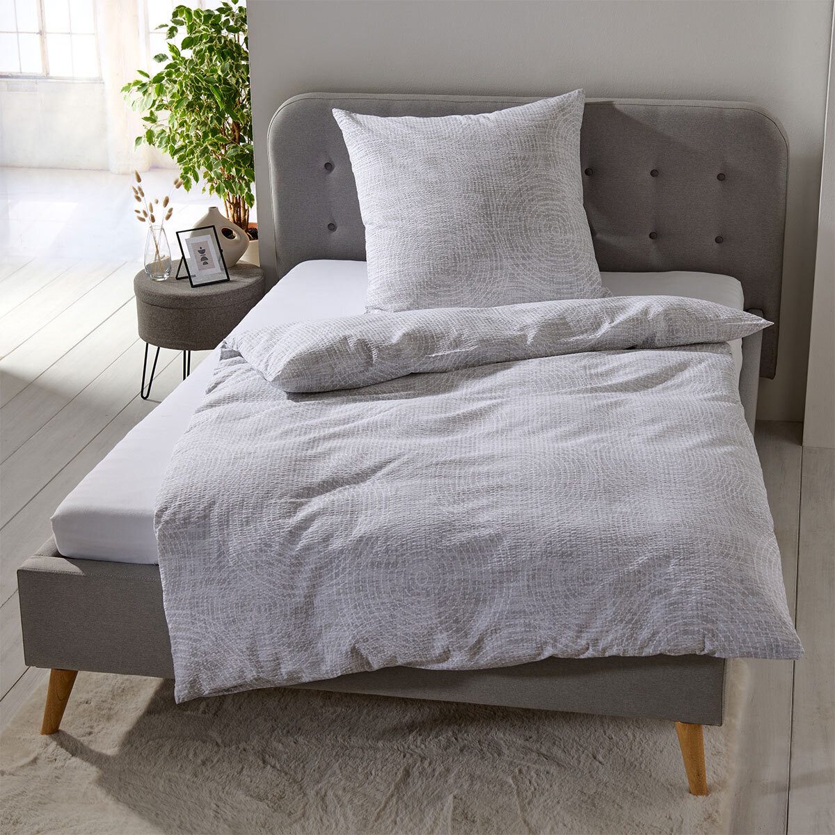 TRAUMSCHLAF Bettwäsche Sydney, Seersucker, 2 teilig, ideale Sommerbettwäsch günstig online kaufen