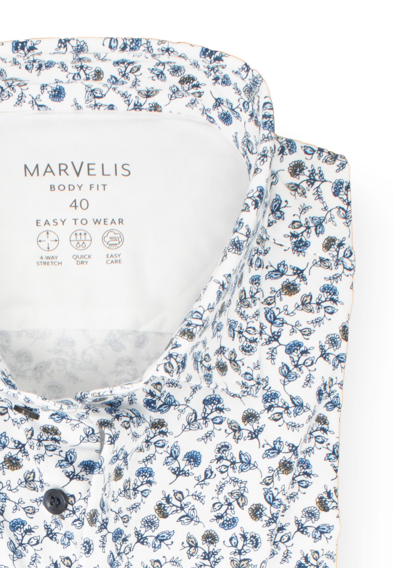 MARVELIS Kurzarmhemd Easy To Wear Body günstig online kaufen