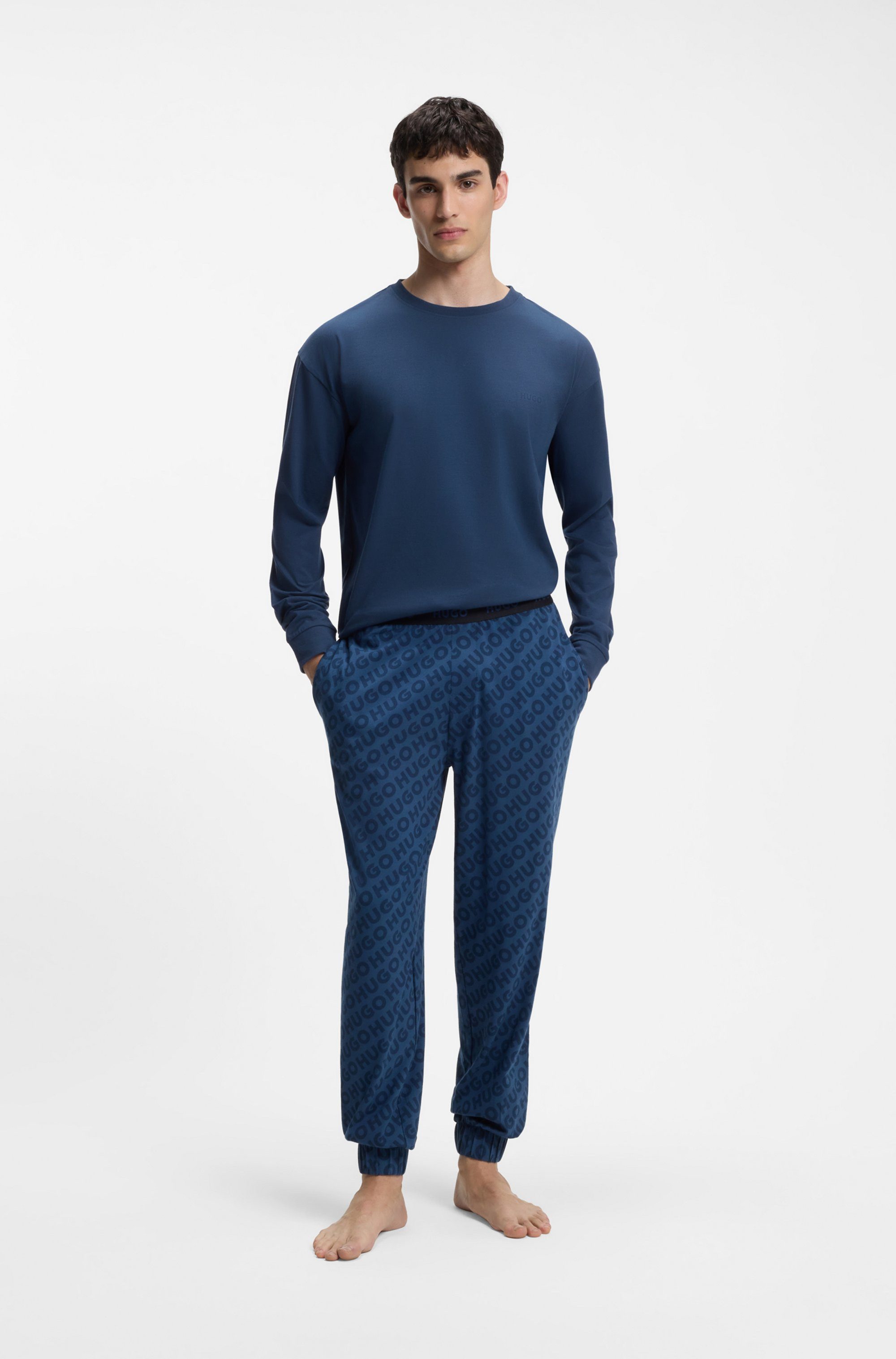 HUGO Pyjama ELION LONG SET (2 tlg)