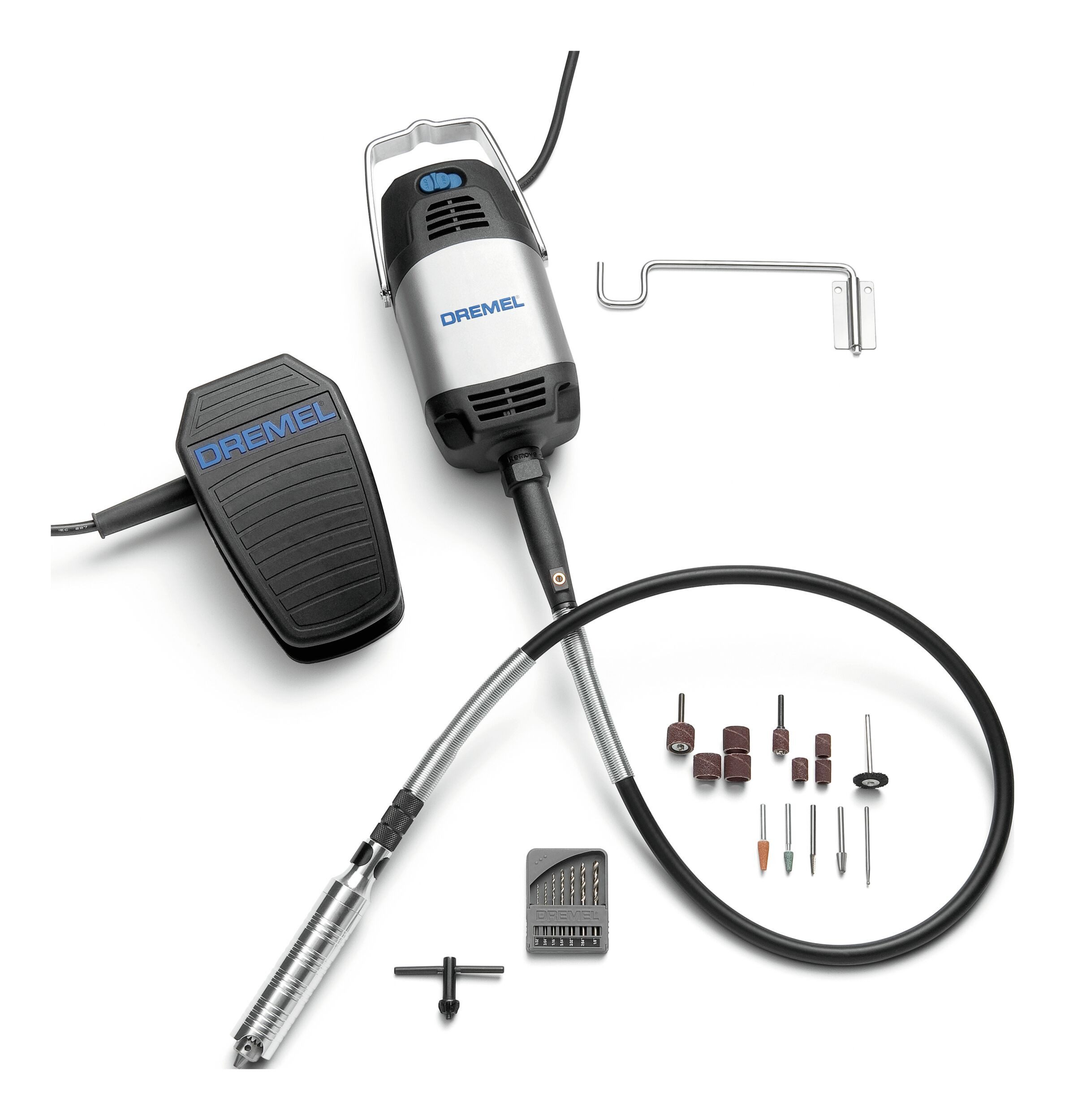 DREMEL Multitool, Fortiflex 9100-21 Stark belastbare biegsame Welle (300 W), 21 Zubehöre