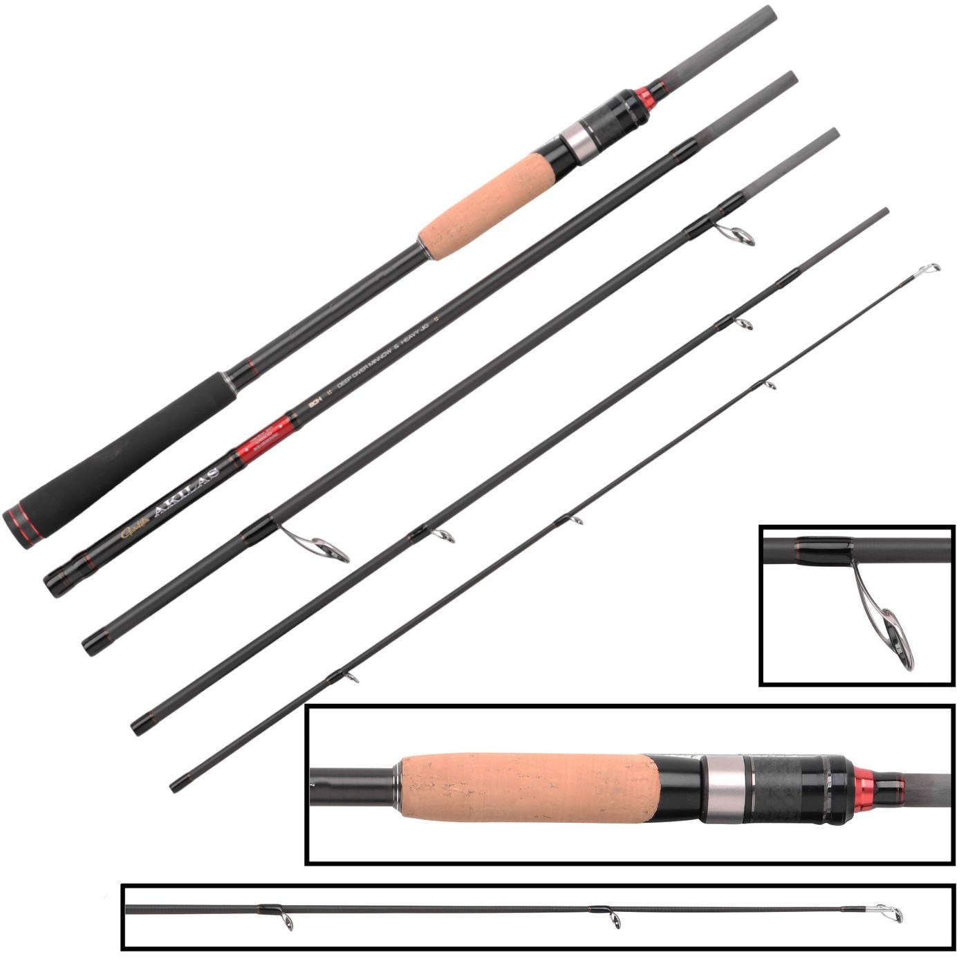 Gamakatsu Reiserute Gamakatsu 90H 2,70m 10-45g Deep Diver Minnow & Heavy Jig - Reiserute