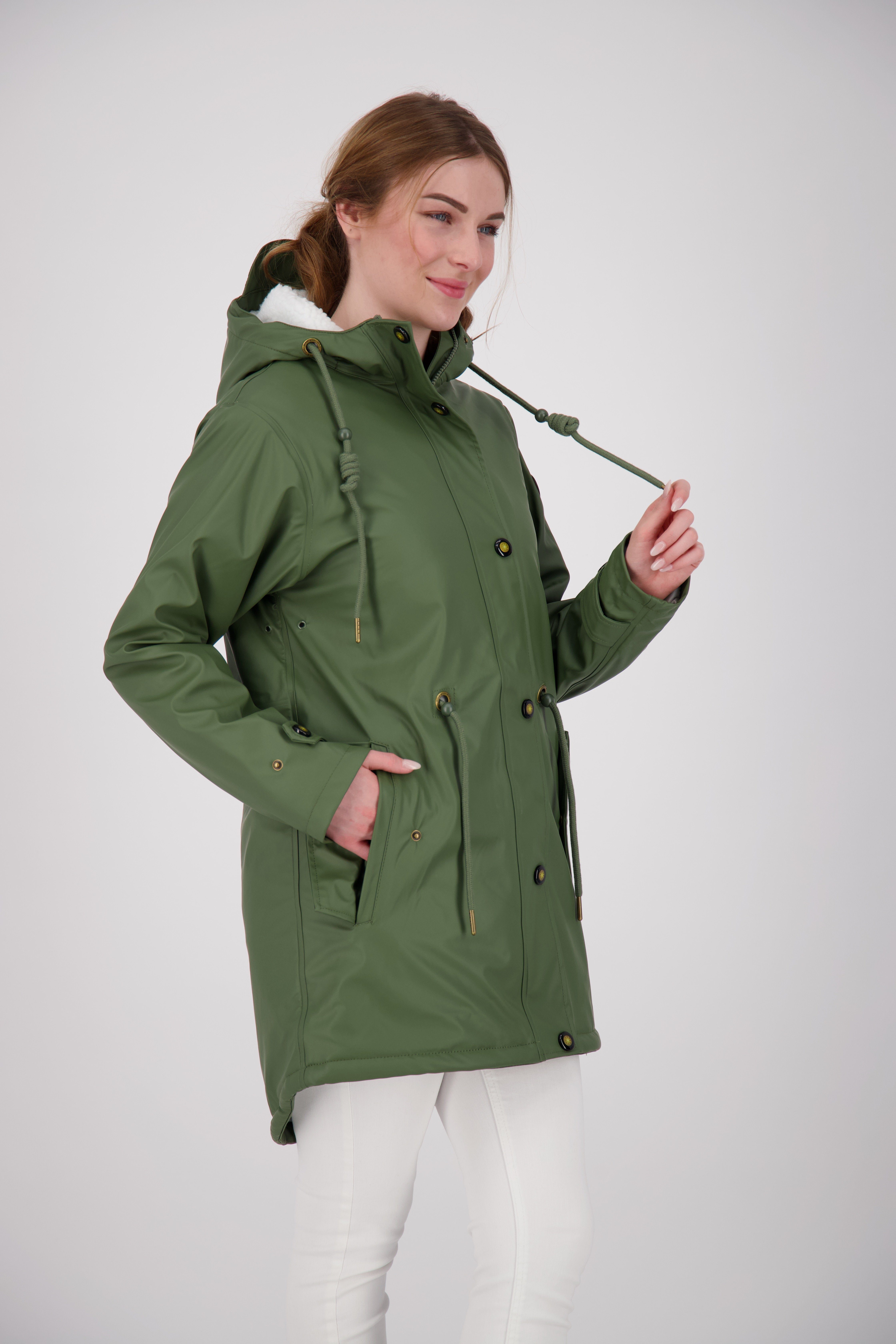 DEPROC Active Regenjacke Regenjacke #ankergluttraum CS erhältlich & in olive Großen WOMEN NEW auch Größen ANKERGLUT Longjacket