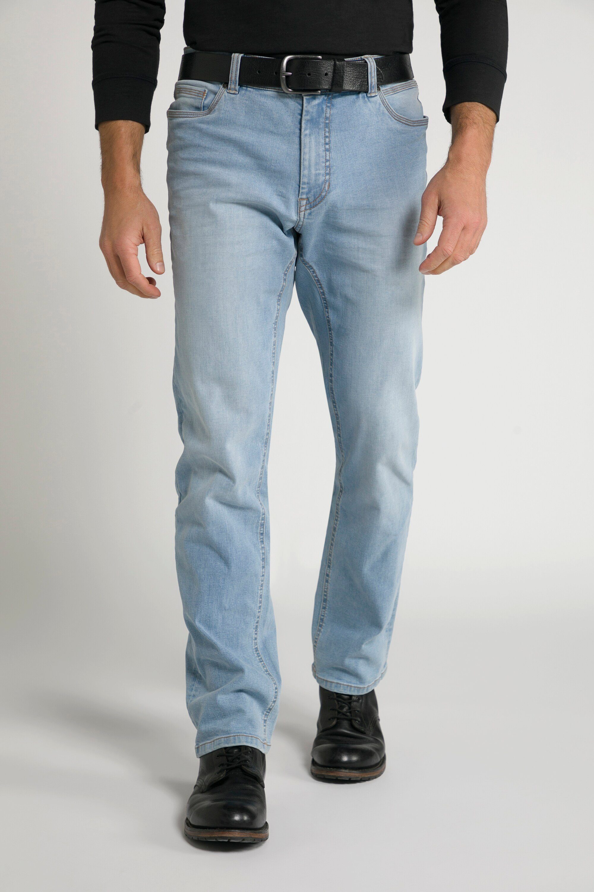 JP1880 5-Pocket-Jeans Jeans FLEXNAMIC® Denim Straight Fit bis Gr. 70/35 bleached denim
