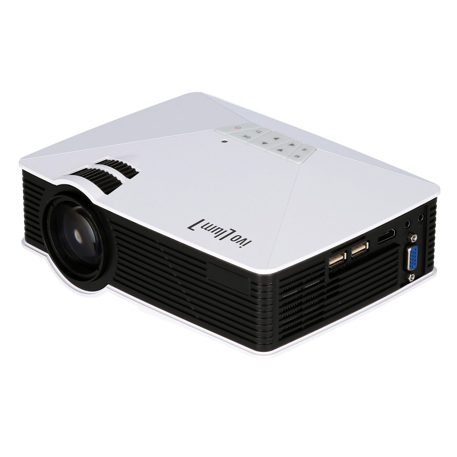 Celexon HBP-1000 LED-Beamer (1200 lm, 1000:1, 800 x 480 px, schwarz / weiß)