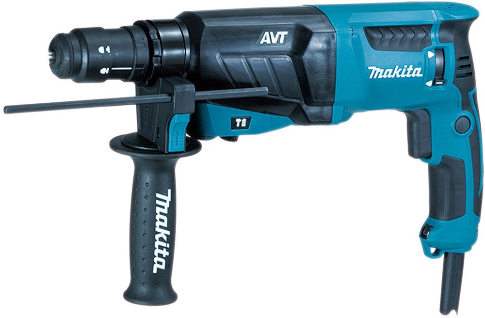 Makita Kombihammer HR2631FT13, max. 1200 U/min, (Set), für SDS-PLUS 26 mm im Alukoffer