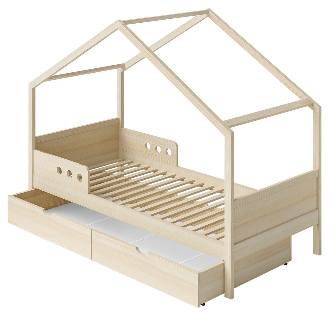 Bellabino Hausbett Bela (Kinderbett 90x200 cm, günstig online kaufen