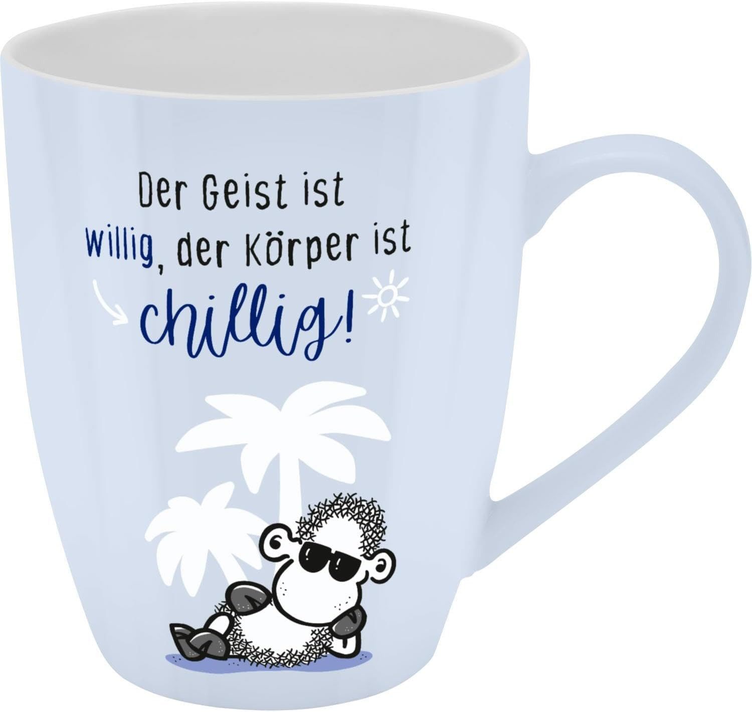 Sheepworld Tasse Sheepworld Becher mit Motiv, Serie "Böse Becher", Schwarzer Humor, New Bone China Porzellan