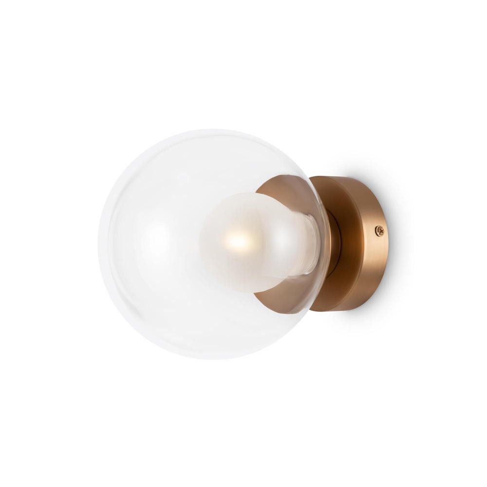 Maytoni Wandleuchte Wandleuchte Basic Form in Gold und Transparent G9