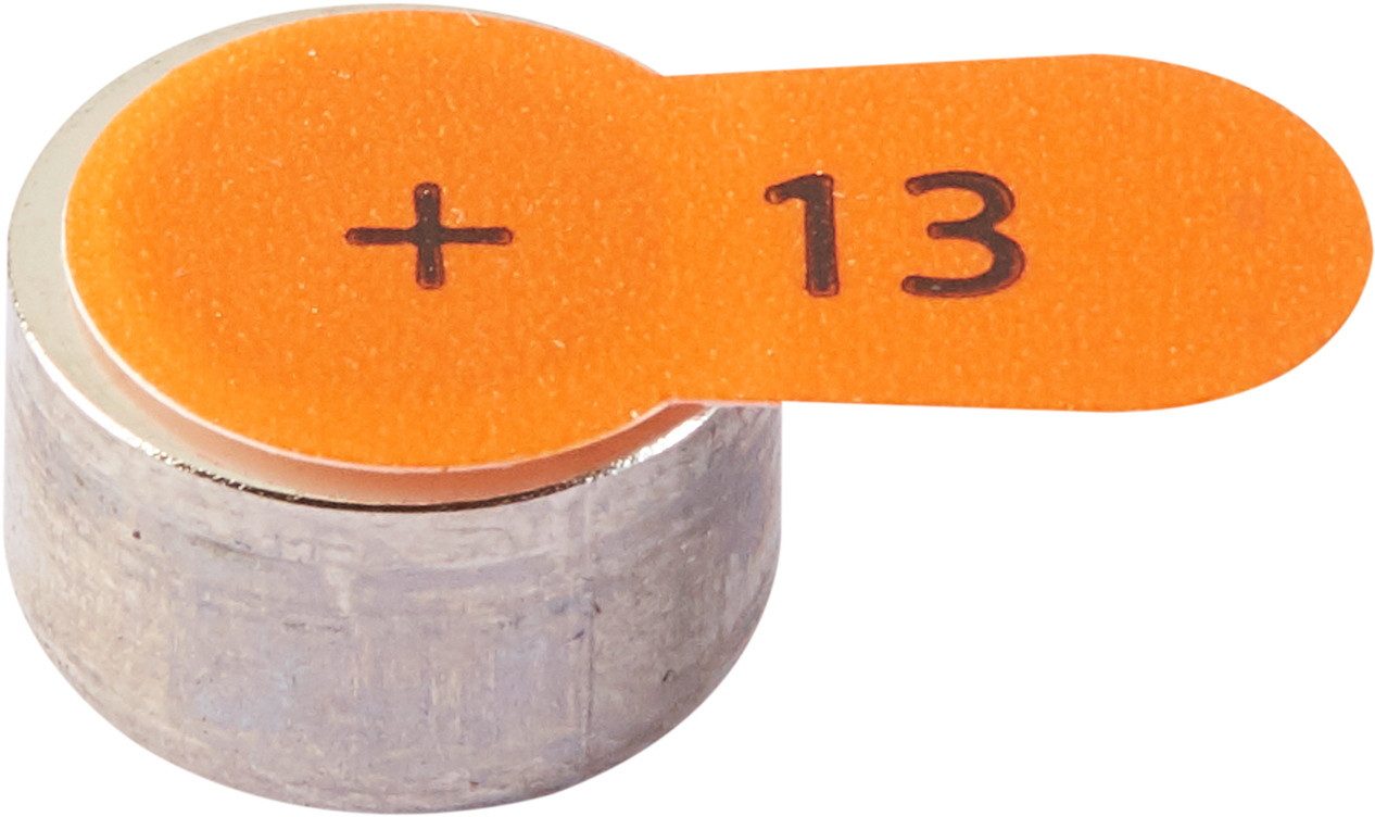 Intenso 60 Energy Ultra Typ 13 Zink-Luft Hörgerätebatterien im 6er Blister Knopfzelle