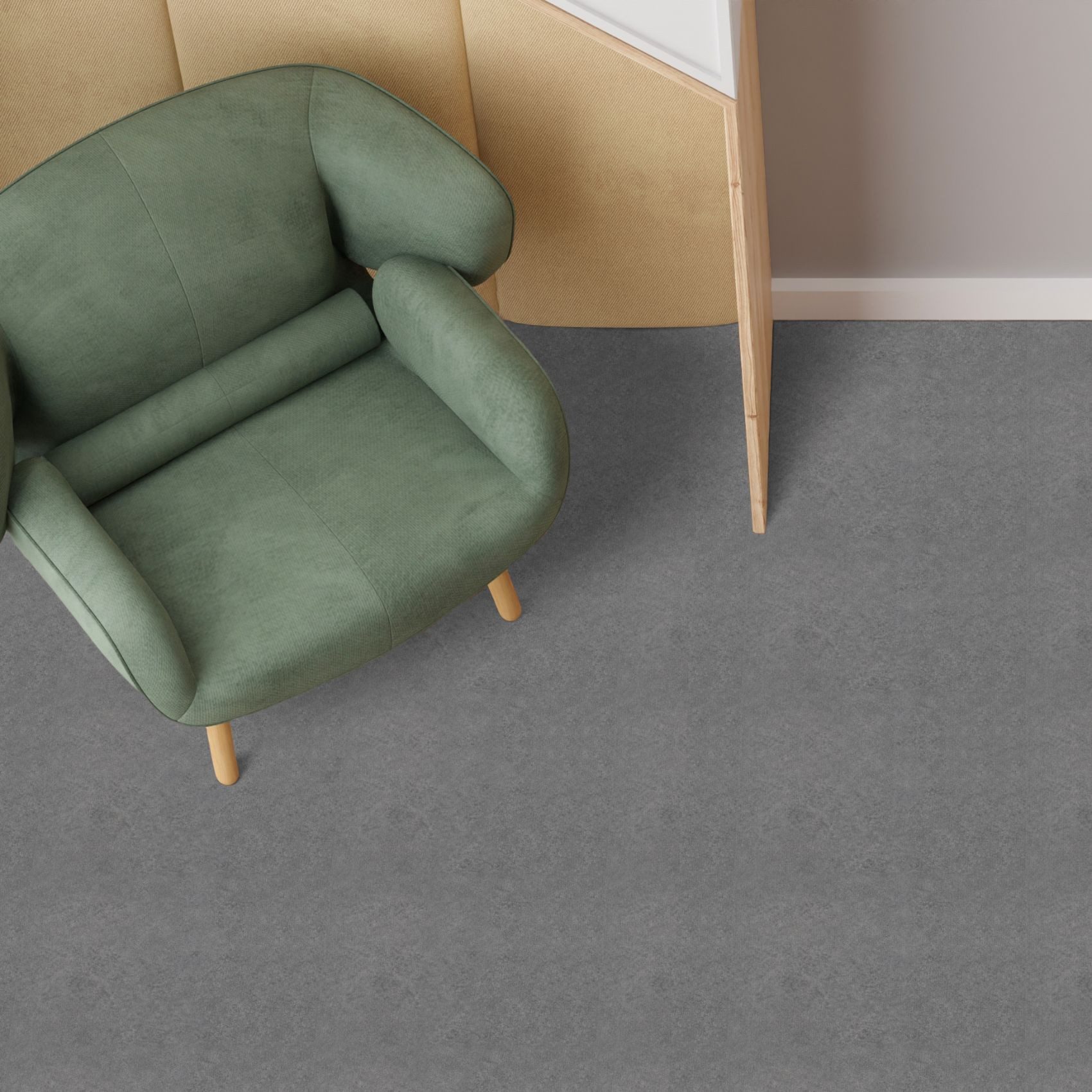 ANRO Vinylboden IMOS 140 cm Breit Bodenbelag Granitoptik 1 mm stark PVC-Bodenbelag, Feuchtigkeitsbarriere, feine Optik, langlebig, Einzelstück, eine Rolle Bodenbelag, Isolierend und wasserbeständig Größe: 100x140cm Granit Grau