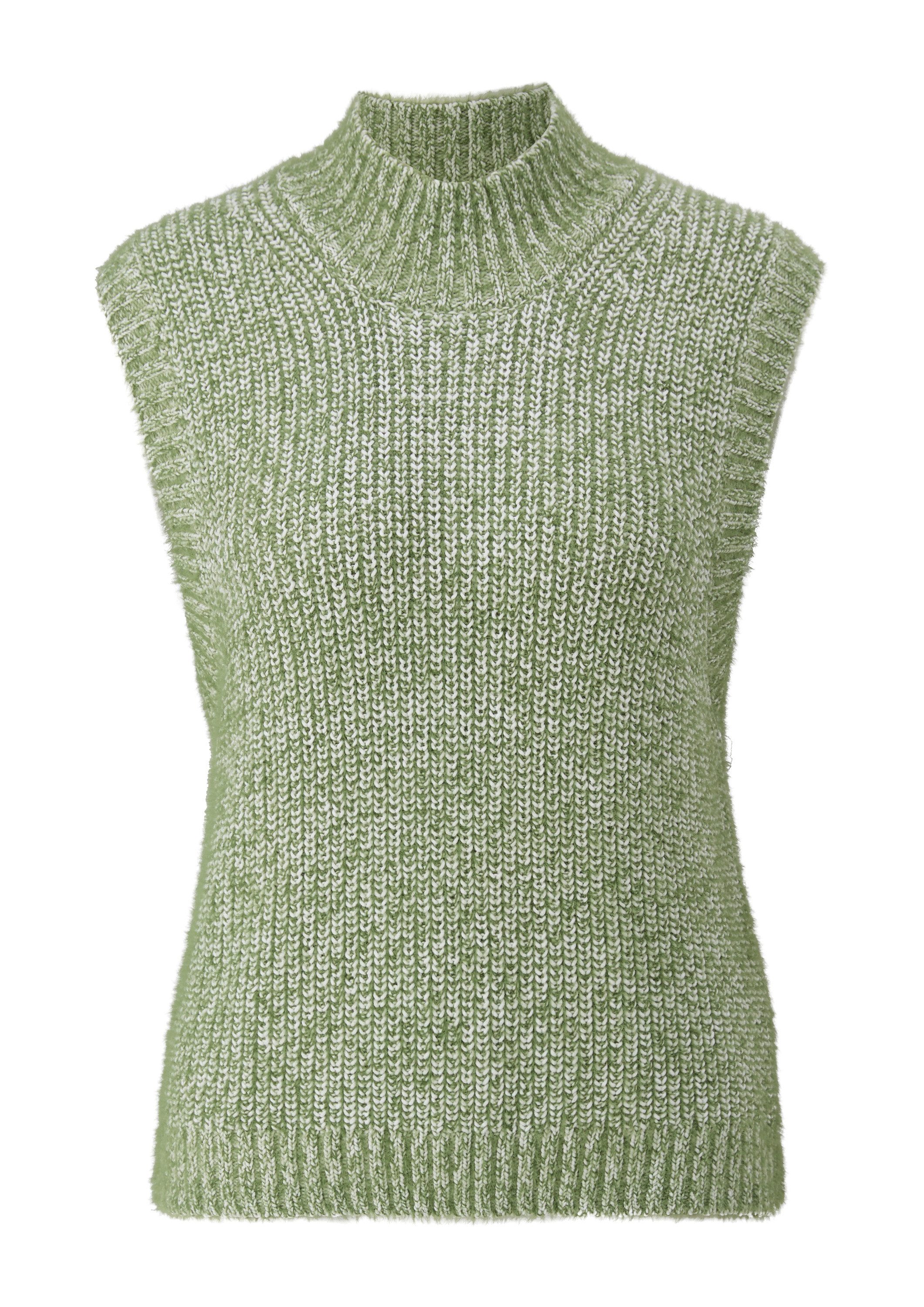 s.Oliver Rundhalspullover Strickpullunder Pullunder aus Rippstrick günstig online kaufen