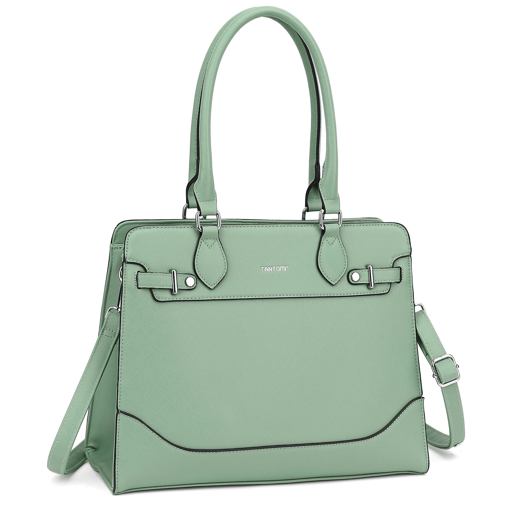 TAN.TOMI Aktentasche Damen Große Business Handtasche Schultertasche Arbeit Schule, Multi-tasche Beuteltote Hobo Tragetasche für Büro Arbeit Schule