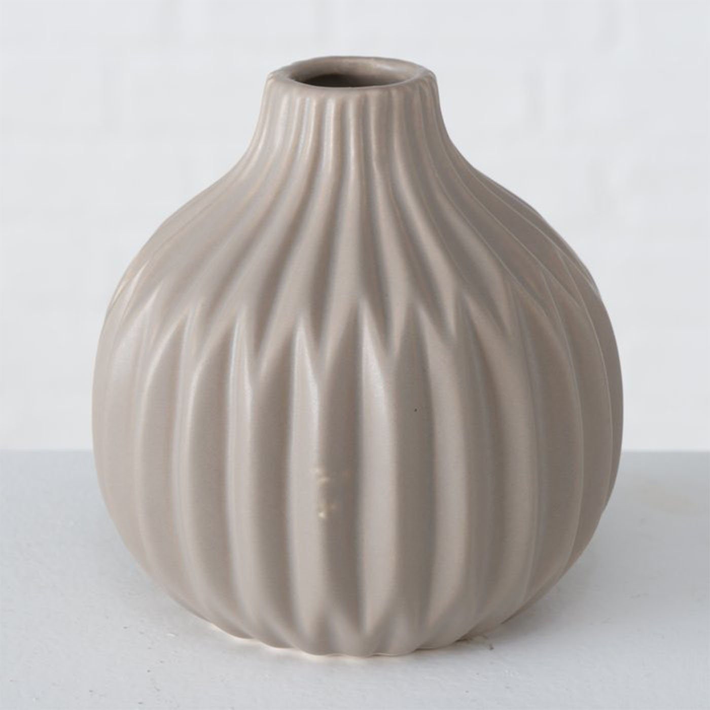 BOLTZE Tischvase Vase im 2er Set im Shabby Chic Look aus Keramik Blumenvase