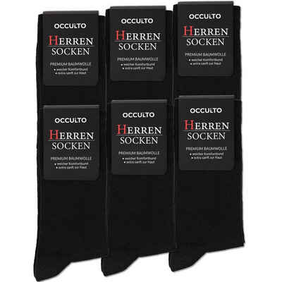 OCCULTO Businesssocken Occulto Herren Socken 6er Pack (Modell: Jordan) (6-Paar)