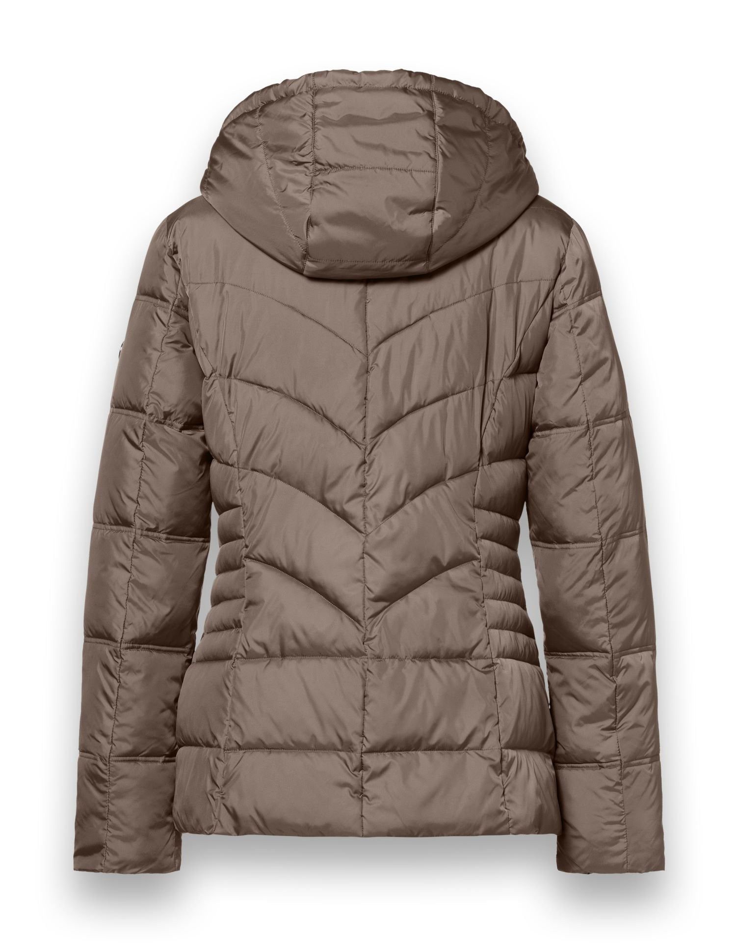 District Winterjacke Montana (mit Kapuze, gefüttert, wasserabweisend) braun Damen