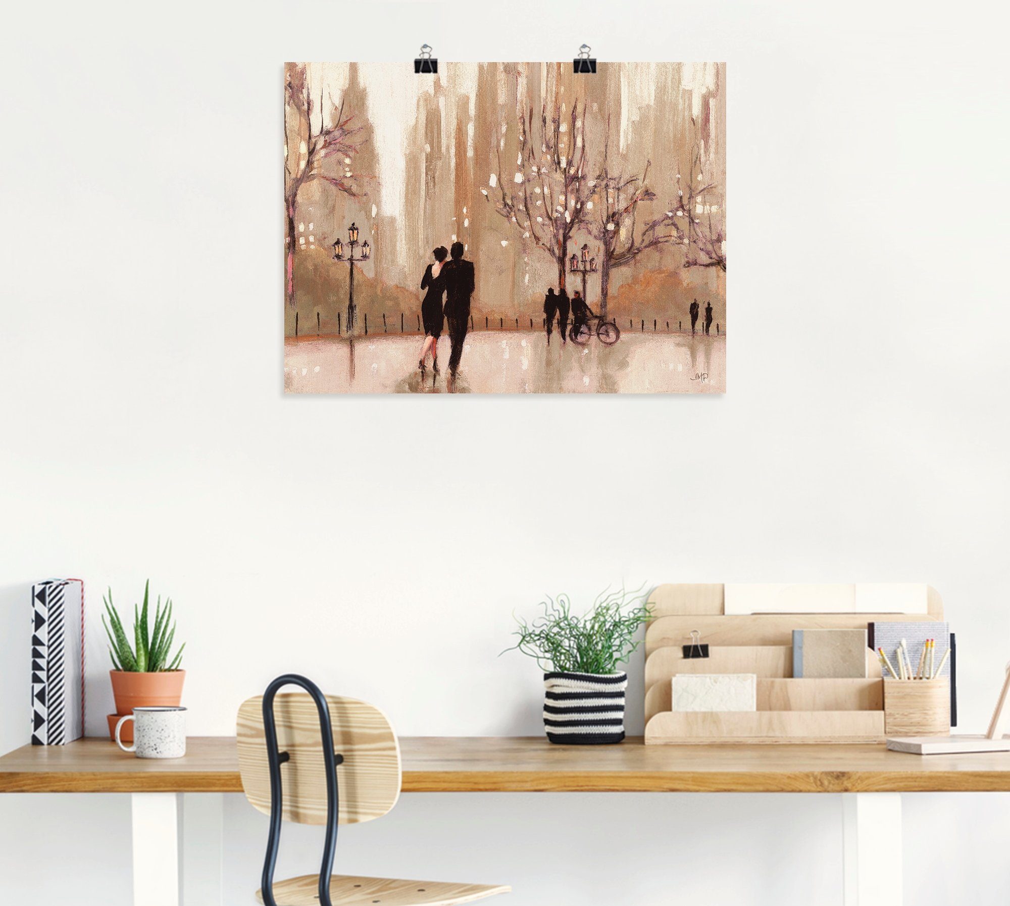 Artland Wandbild Ein Abend in der Natur, Paar (1 St), als Leinwandbild, Poster in verschied. Größen