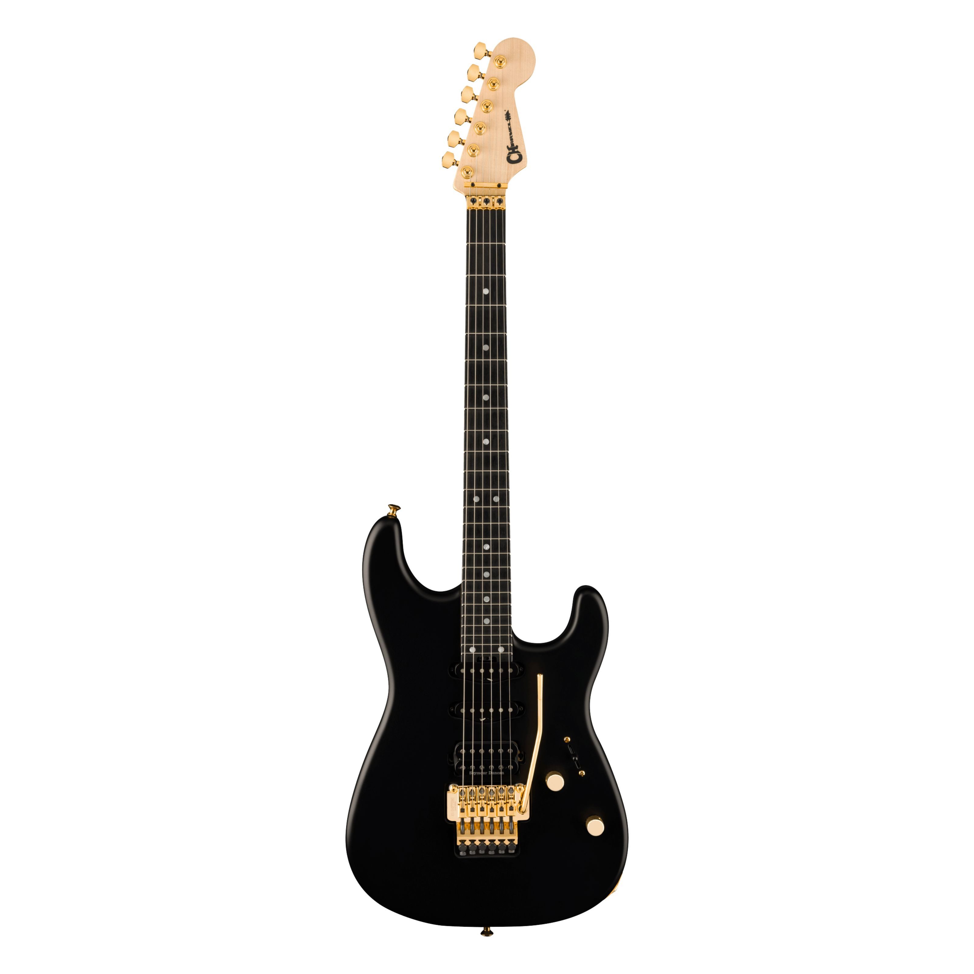 Charvel E-Gitarre, E-Gitarren, Andere Modelle, MJ Series SD1 24 HSS FR RD SBK Satin Black - E-Gitarre